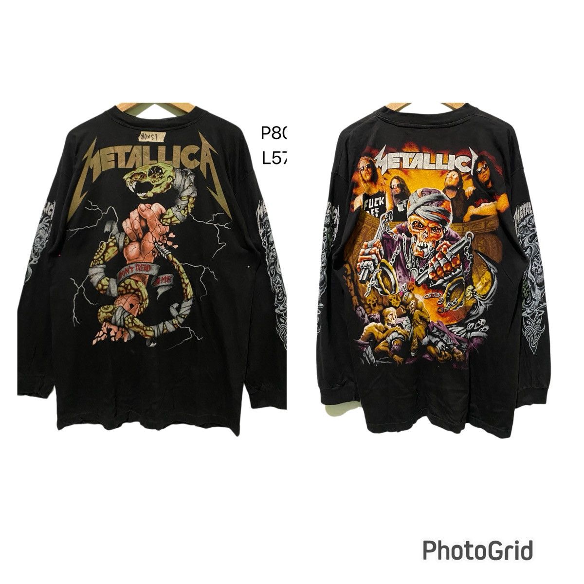 Vintage Long sleeve metallica Size US XL / EU 56 / 4 - 1 Thumbnail