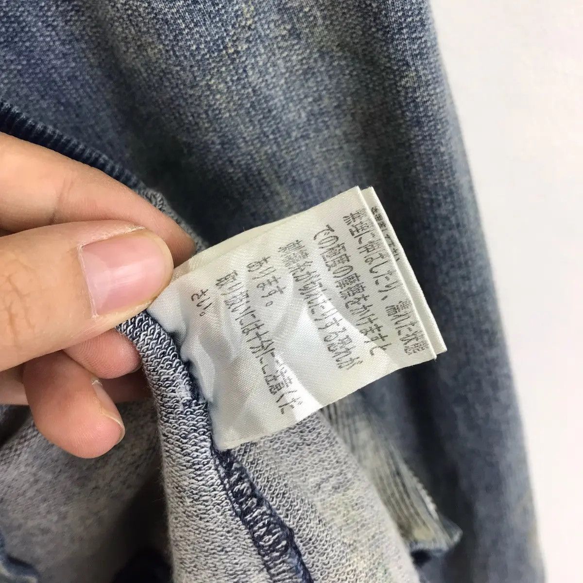 Vintage Vintage COOK JEANS JAPAN Pure Indigo Natural Distress Jacket Size US L / EU 52-54 / 3 - 9 Thumbnail