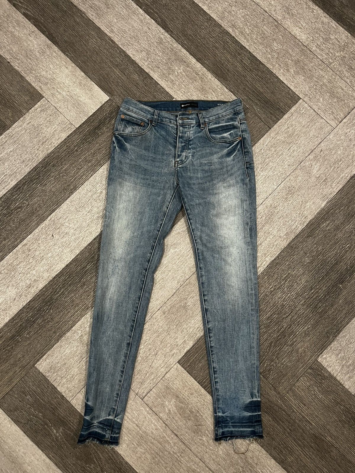 Purple Brand Blue Purple Jeans Size US 30 / EU 46 - 1 Thumbnail