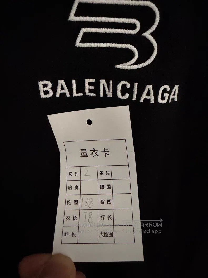 Balenciaga Balenciaga Color Blocked Logo Short Sleeve Size US M / EU 48-50 / 2 - 3 Thumbnail