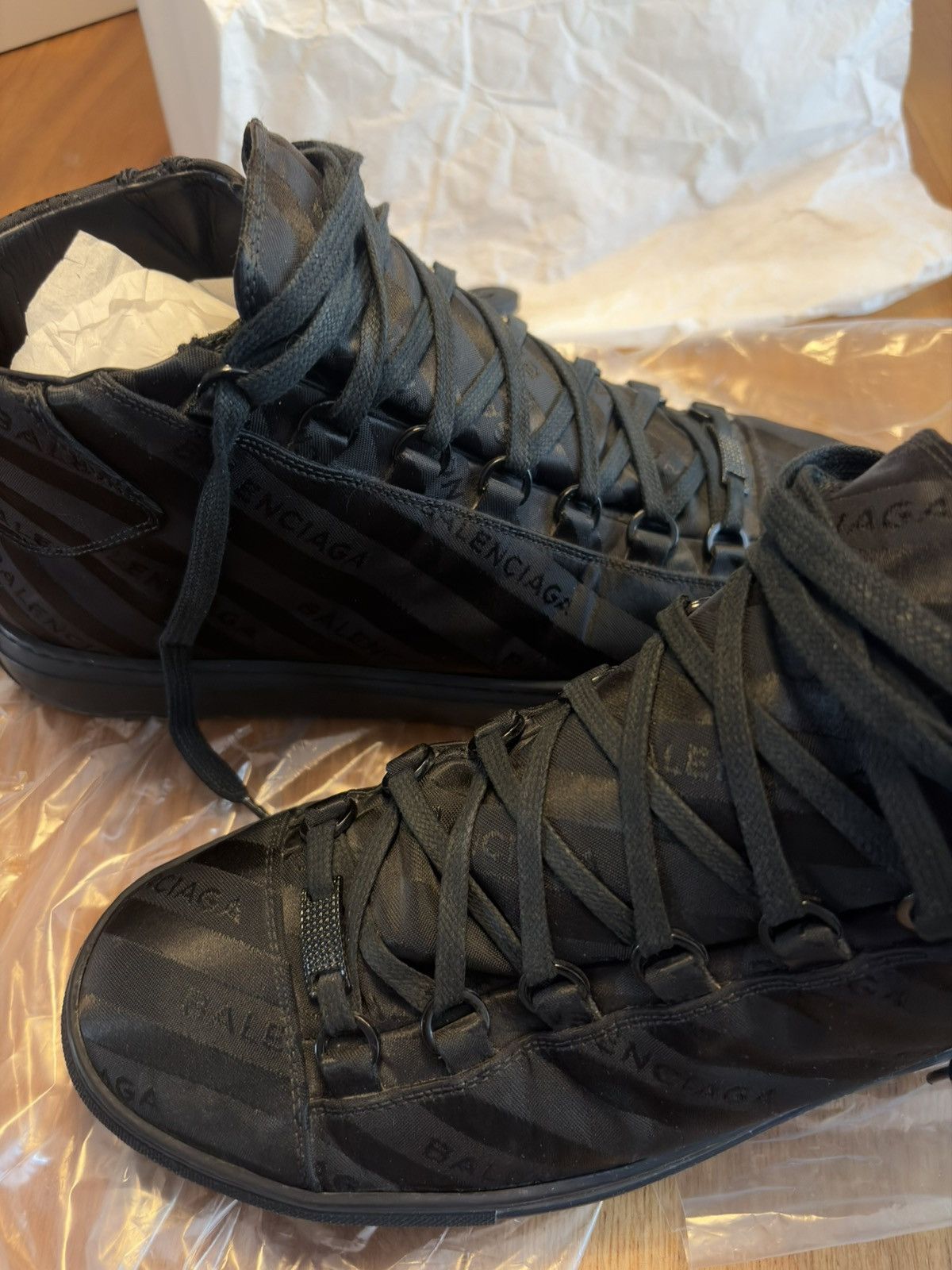 Balenciaga Balenciaga Arena Jacquard Logo Monogram Size US 9 / EU 42 - 3 Thumbnail