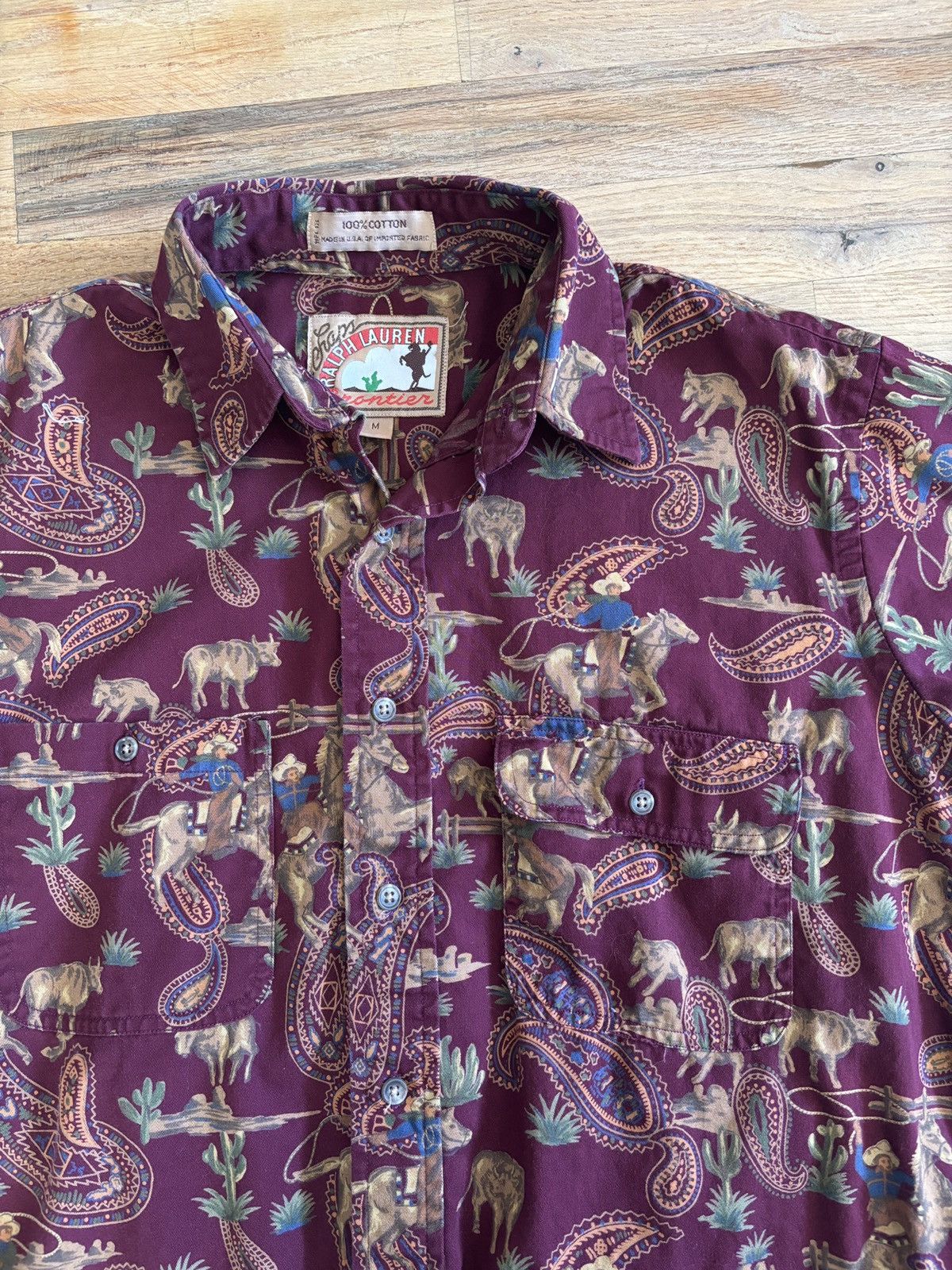 Polo Ralph Lauren Vintage Chaps Ralph Lauren Frontier Paisley Western Cowboy Size US L / EU 52-54 / 3 - 1 Thumbnail