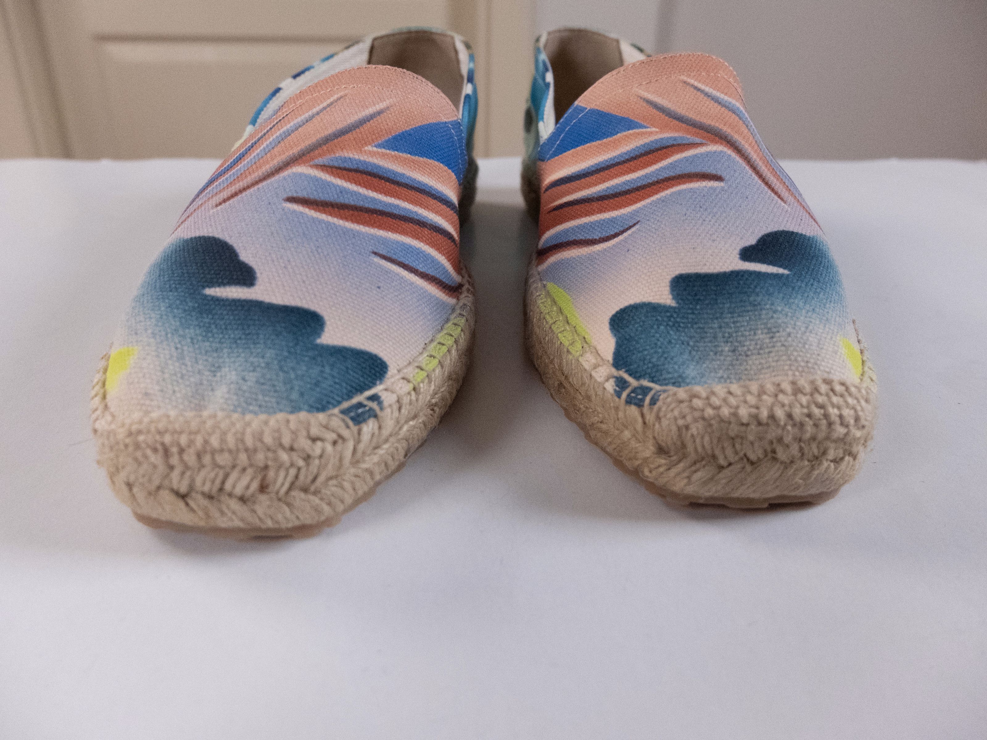 Paul Smith PAUL SMITH Clemons floral print canvas espadrilles 9 42 Size US 9 / EU 42 - 5 Thumbnail
