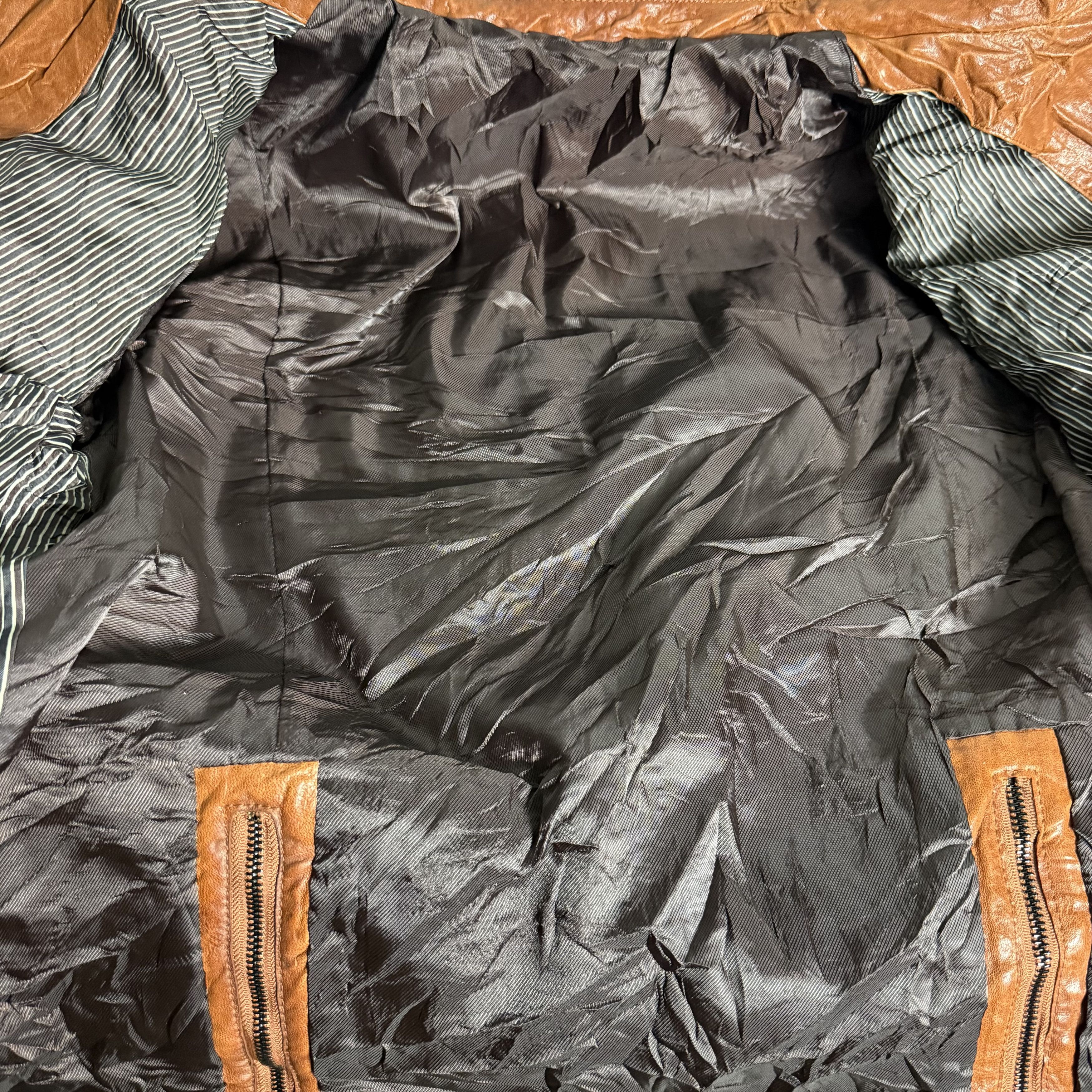 Genuine Leather 🔥RARE🔥Vintage Bassowicus Men Leather Jacket Daytona Size US L / EU 52-54 / 3 - 10 Thumbnail