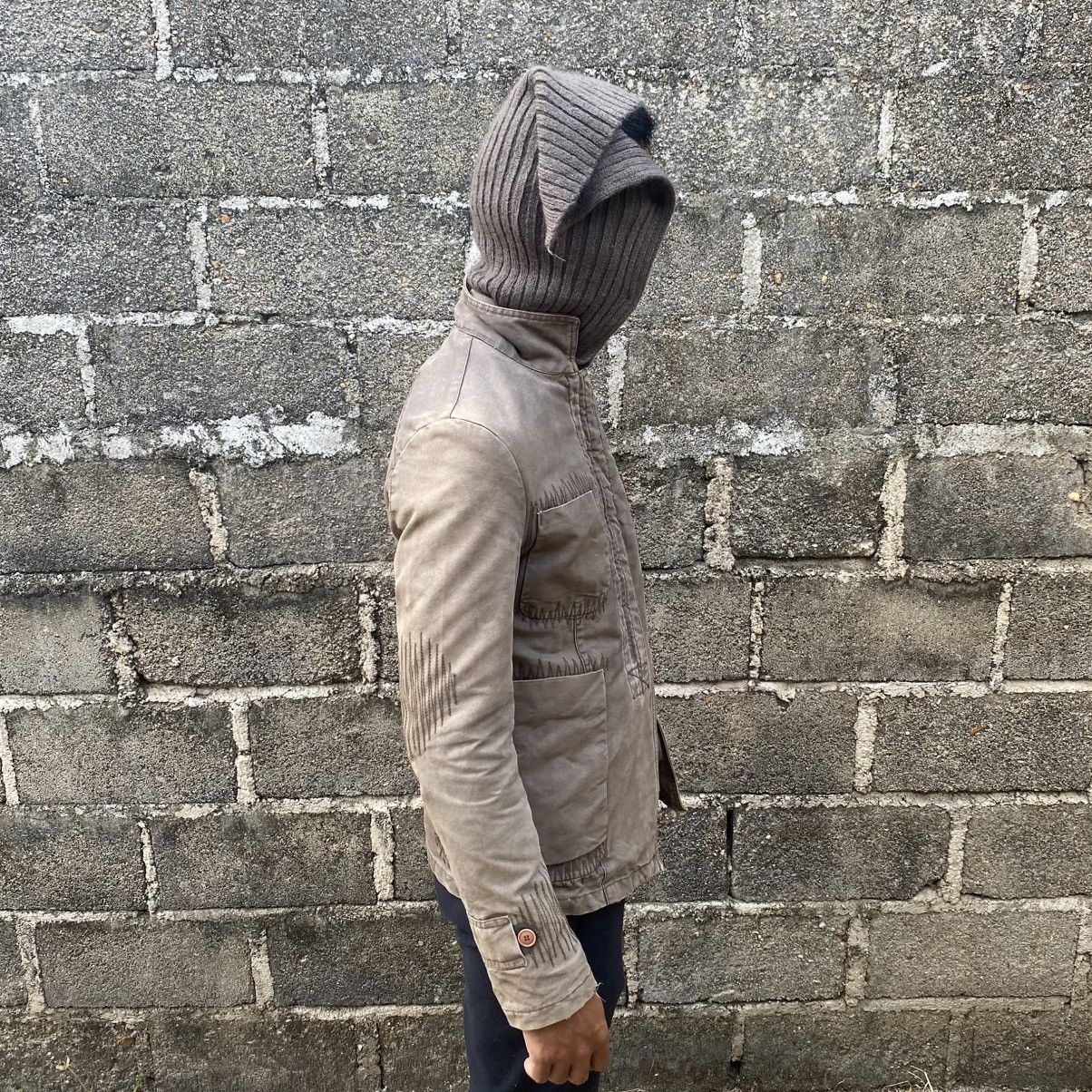 Other Vintage Corpo Nove Italy Hoodie Asymmetric Biker Jacket Size US S / EU 44-46 / 1 - 17 Thumbnail
