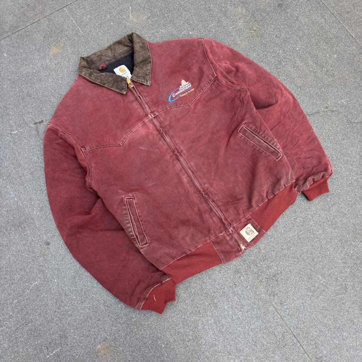 Carhartt × Vintage 💥Rare💥 Vintage Carhartt Santa Fe Jacket J14 CRI Size US M / EU 48-50 / 2 - 2 Thumbnail