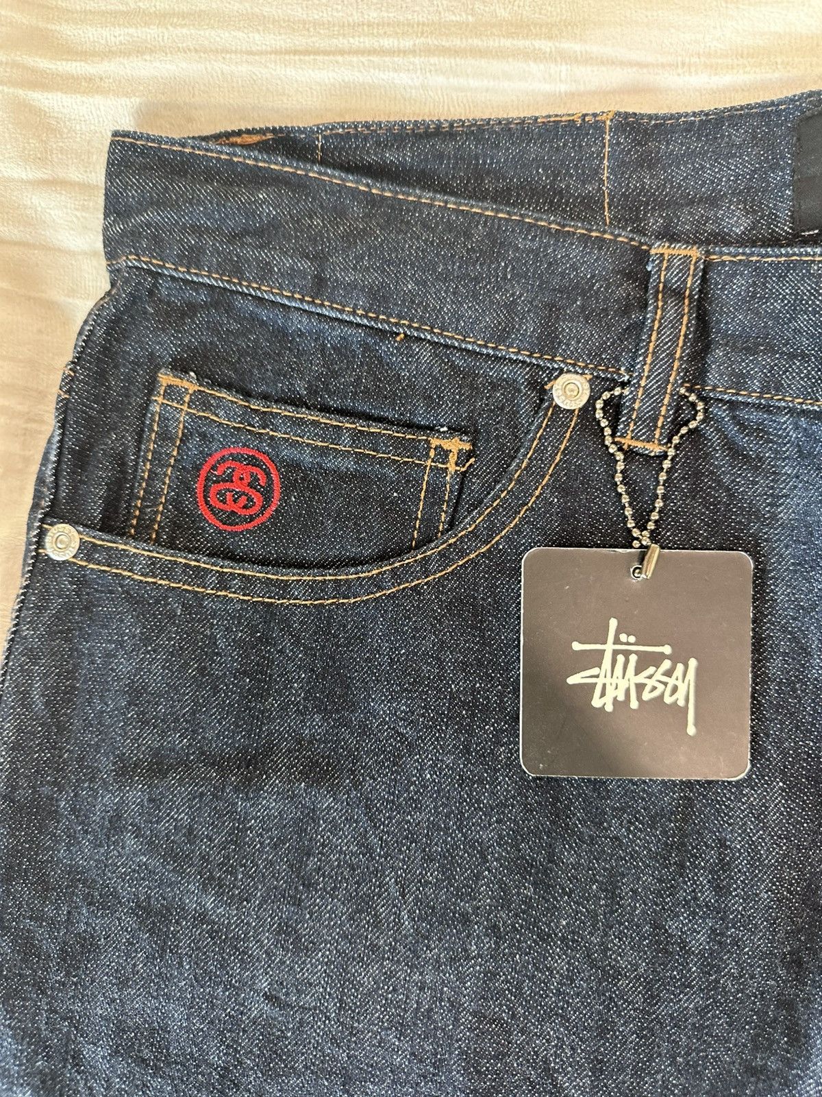 Stussy × Vintage Stussy rough-rugged denim | Grailed