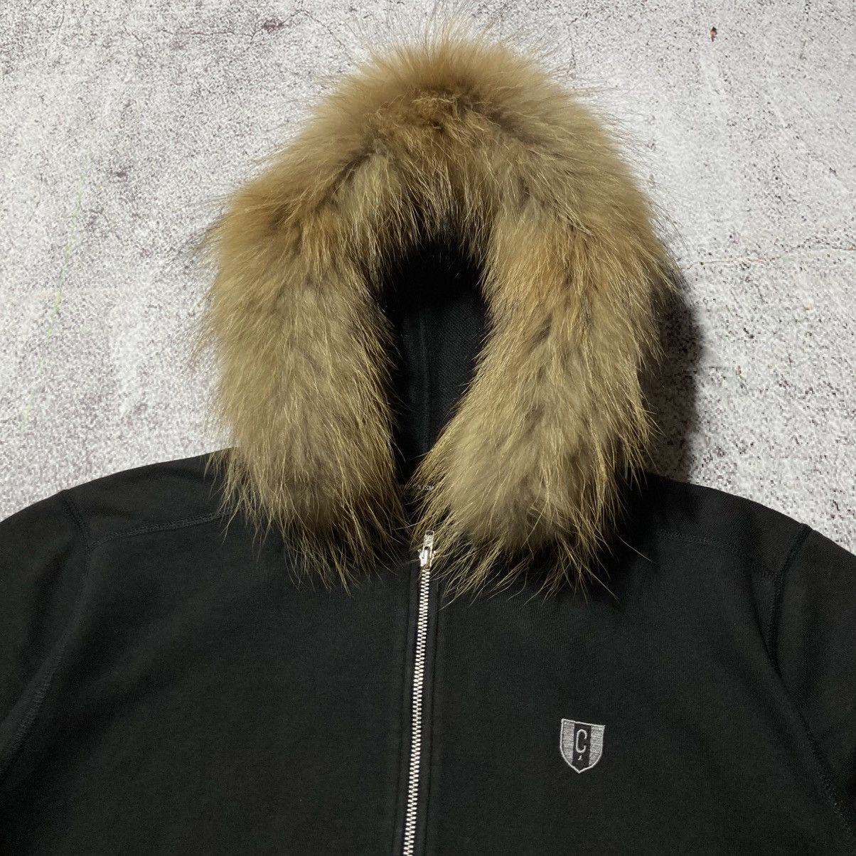 Japanese Brand 2000s Comme Ca Ism Short Slevee Fur Ziphoodie Punk Style Size US S / EU 44-46 / 1 - 5 Thumbnail