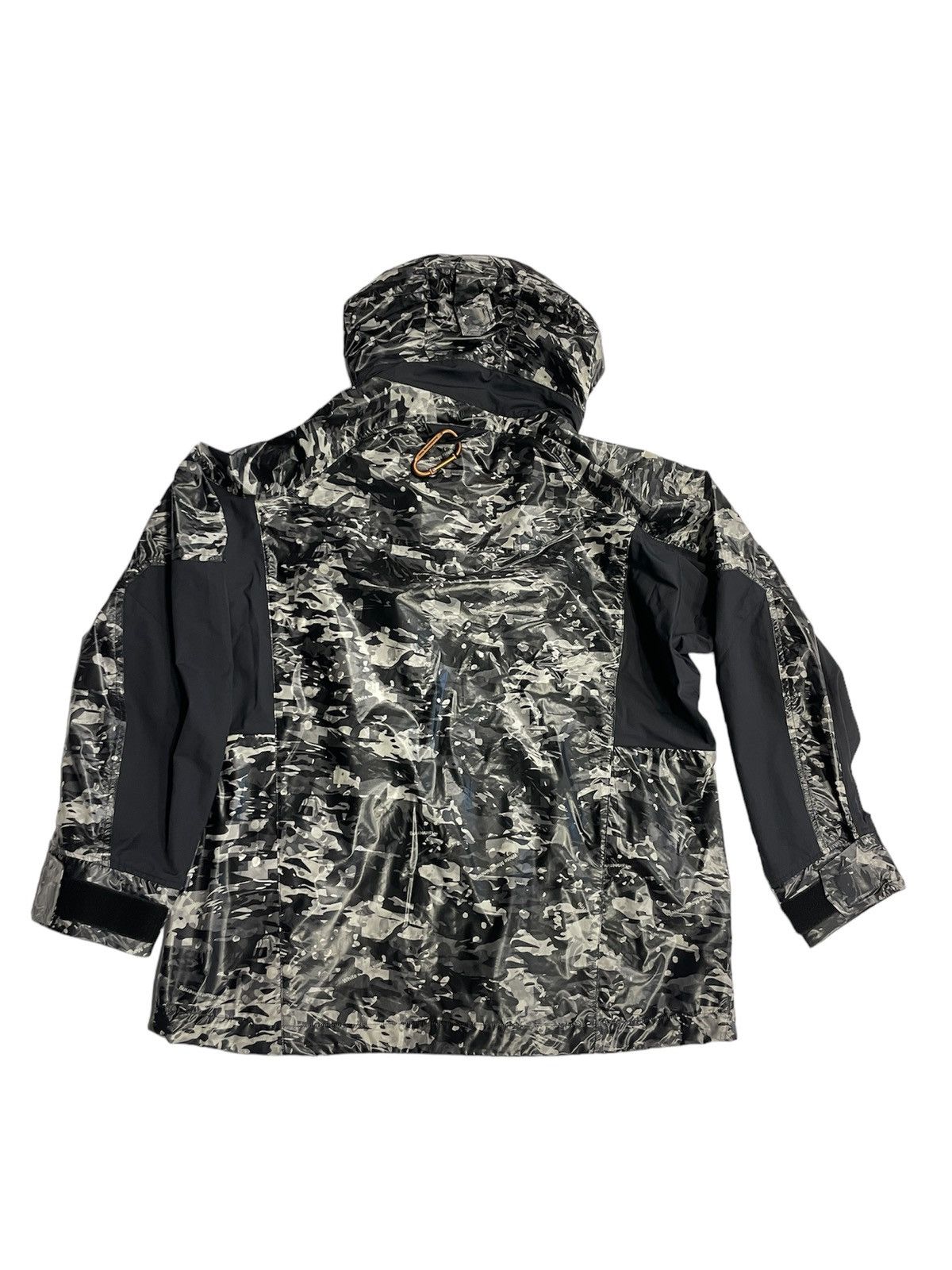 White Mountaineering BLACK AND WHITE PRINTED ZIP UP HOODIE Size US M / EU 48-50 / 2 - 2 Thumbnail