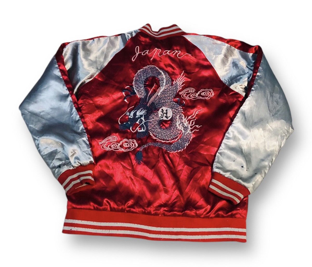 Japanese Brand Vintage Dragon Sukajan Embroidery Jacket By Jimmy Dragon (7) Size US L / EU 52-54 / 3 - 2 Thumbnail