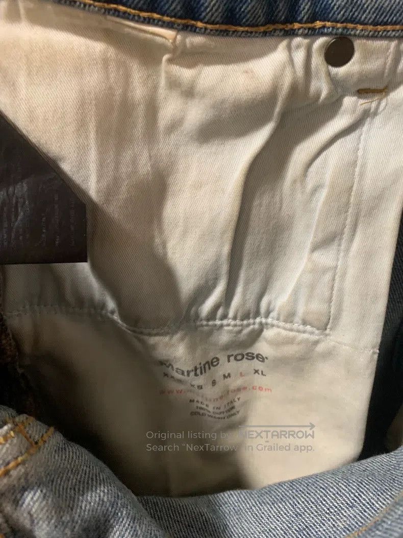 Martine Rose Martine Rose Size L 22ss side cross pattern hollow jeans Size US 28 / EU 44 - 3 Thumbnail