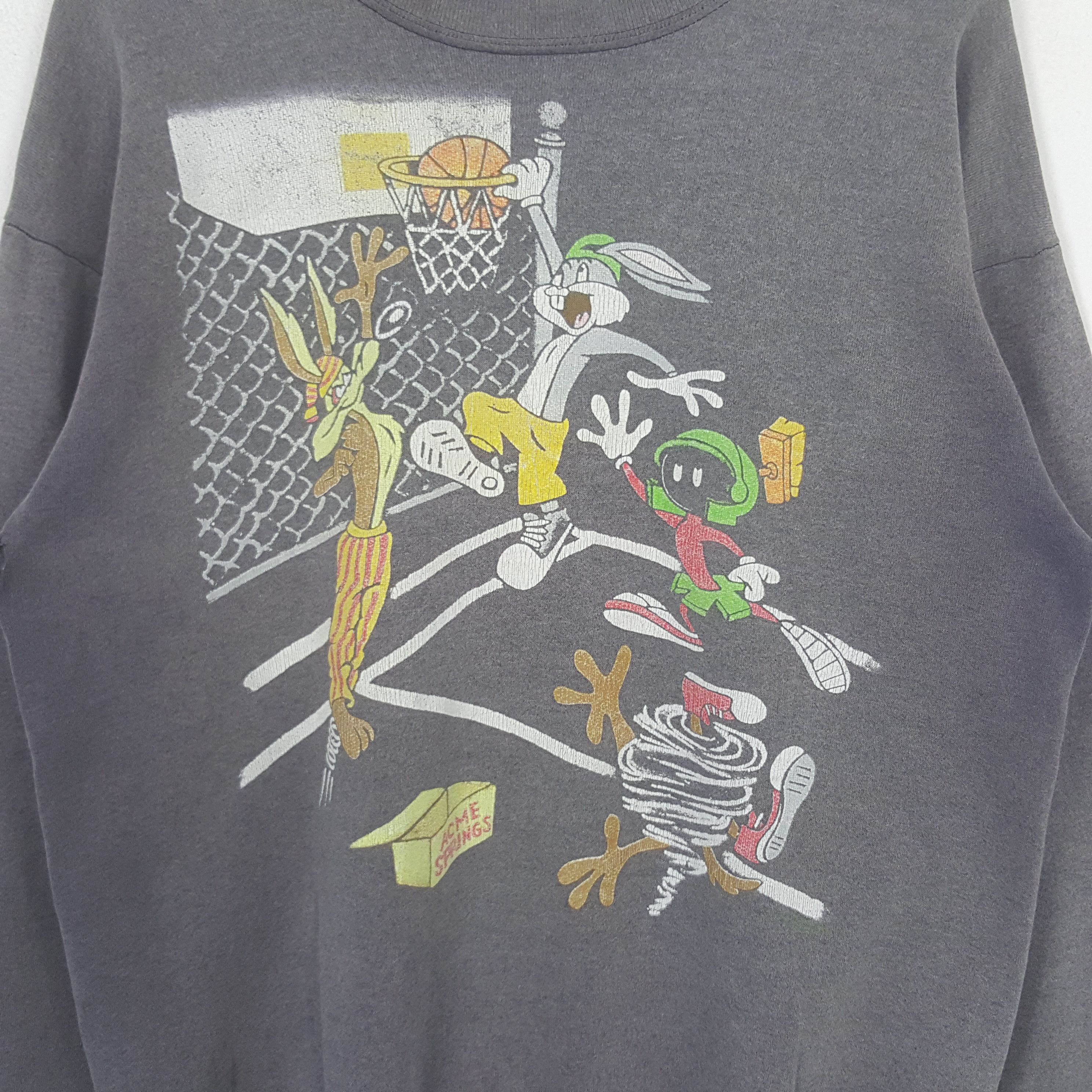 TEE JAYS Vintage Disney 1993 Looney Tunes Cartoon Sweatshirt C300N25 Size US M / EU 48-50 / 2 - 2 Thumbnail
