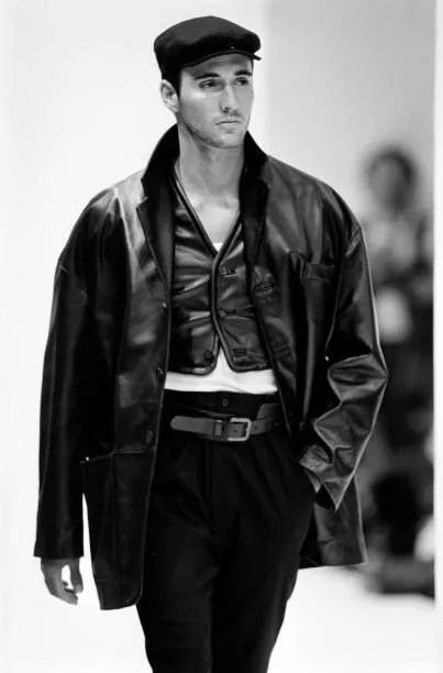 ジャケット・アウター archive DOLCE&GABBANA leather jacket dolce&gabbana 90s archive leather jacket