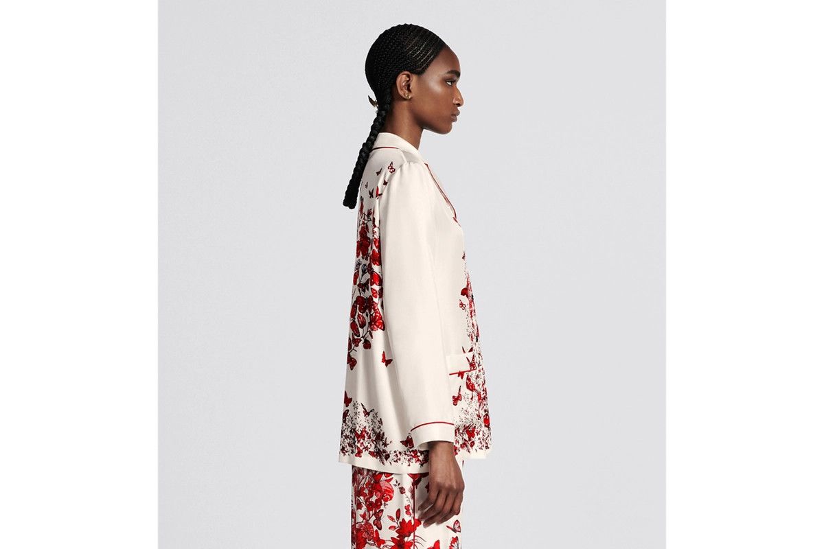 Dior o1bcso1str0225 Shirt in White/Red Size L / US 10 / IT 46 - 5 Thumbnail