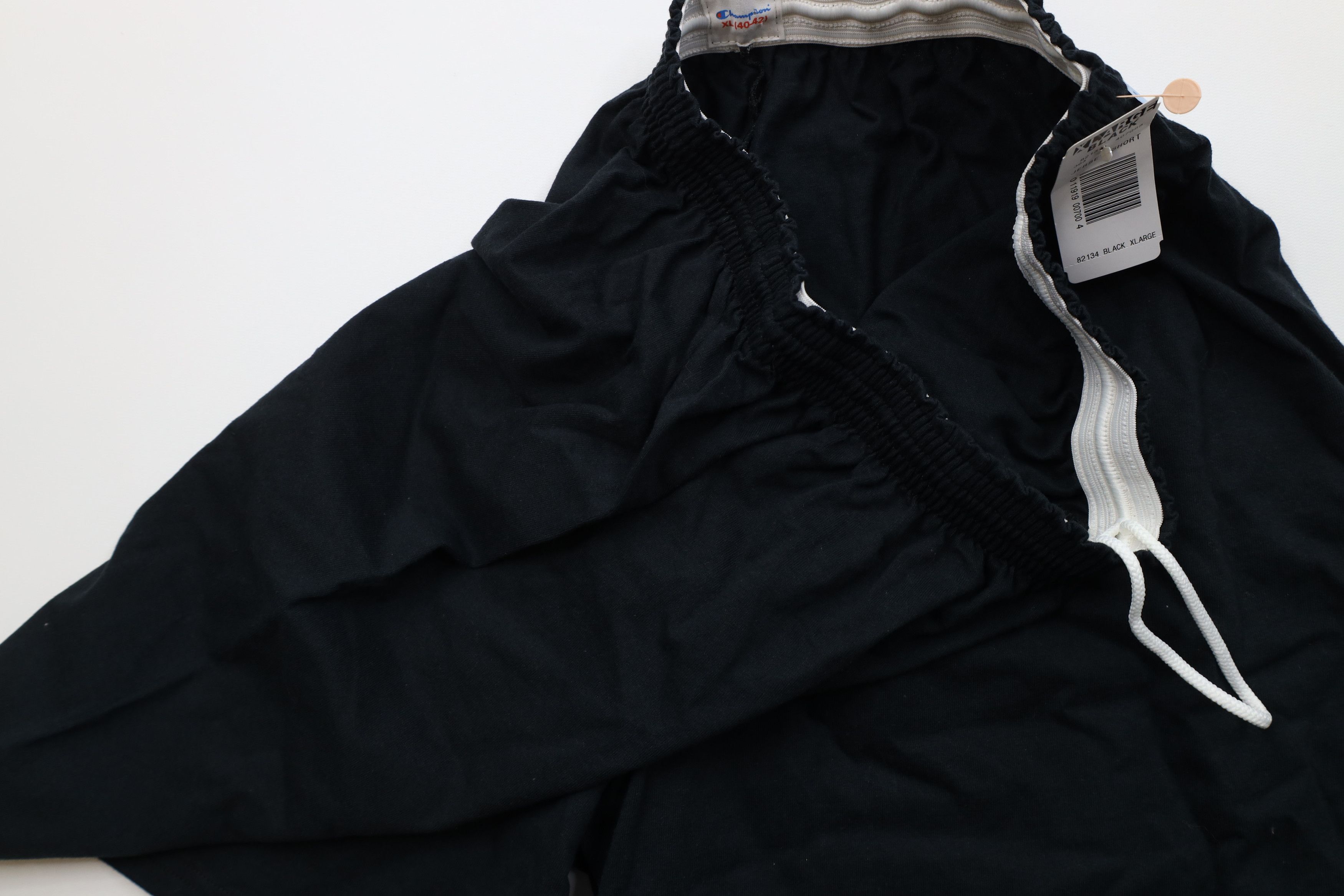 Champion Deadstock Vintage Y2K Champion Above Knee Shorts Black Size US 36 / EU 52 - 6 Thumbnail