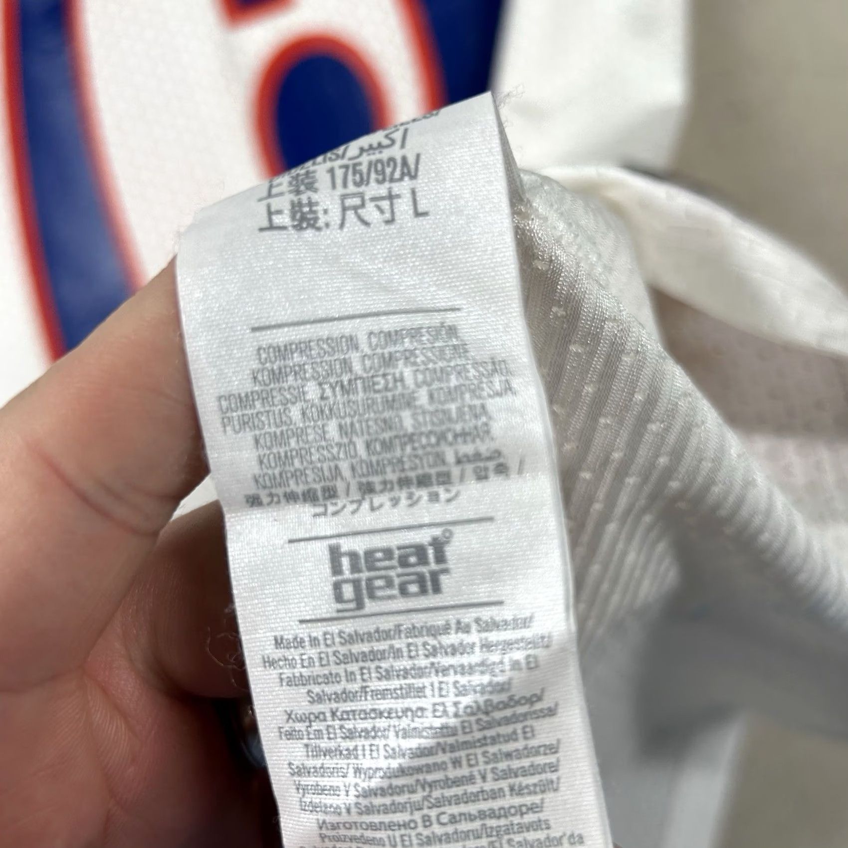 Under Armour Under Armour Football Jersey Mens L White Short Sleeve Pullover Slim HeatGear Casual Sports Highschool Mens Size US L / EU 52-54 / 3 - 5 Thumbnail