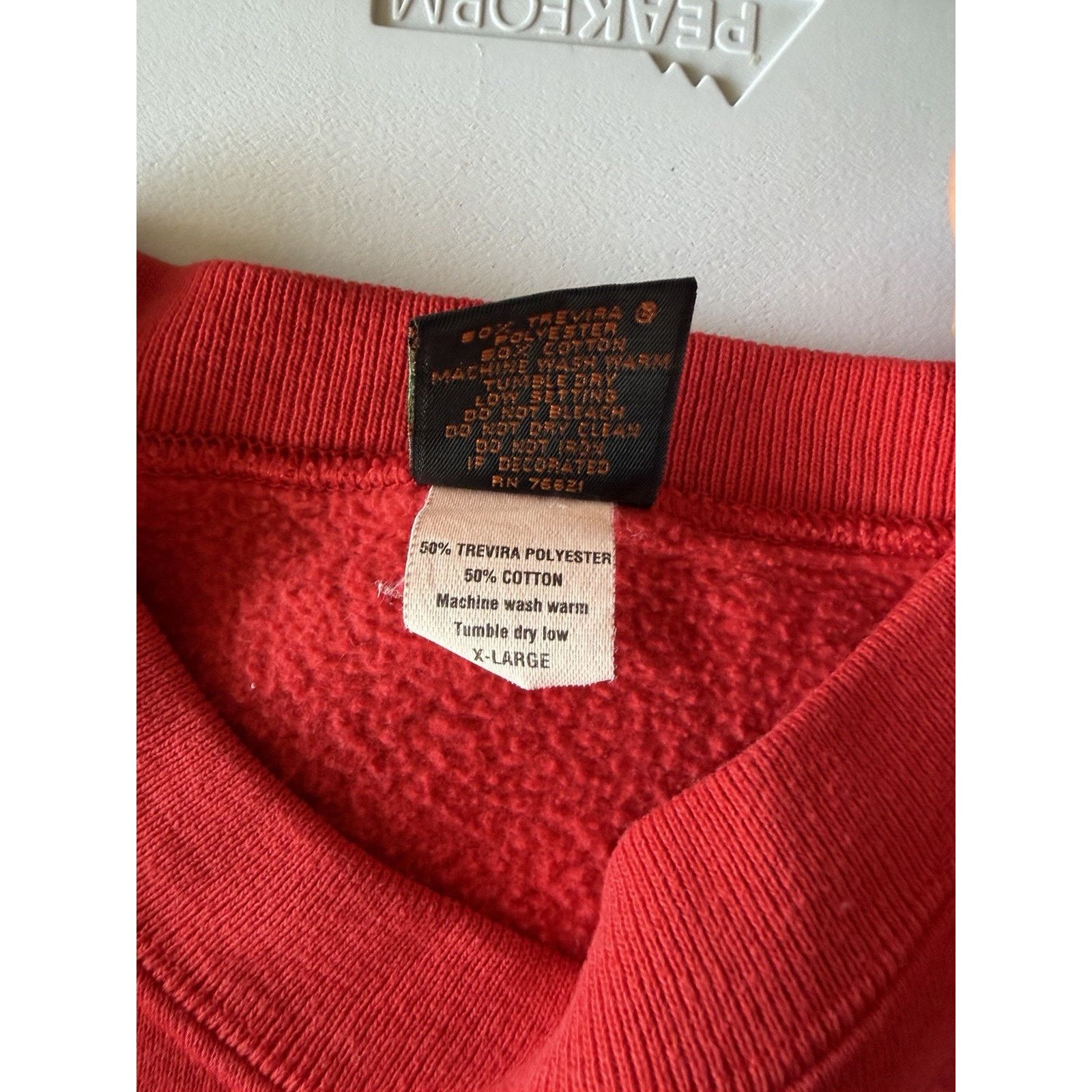 Vintage Vintage Ohio State Buckeyes Crewneck Sweatshirt Made USA Red Size US XL / EU 56 / 4 - 4 Thumbnail