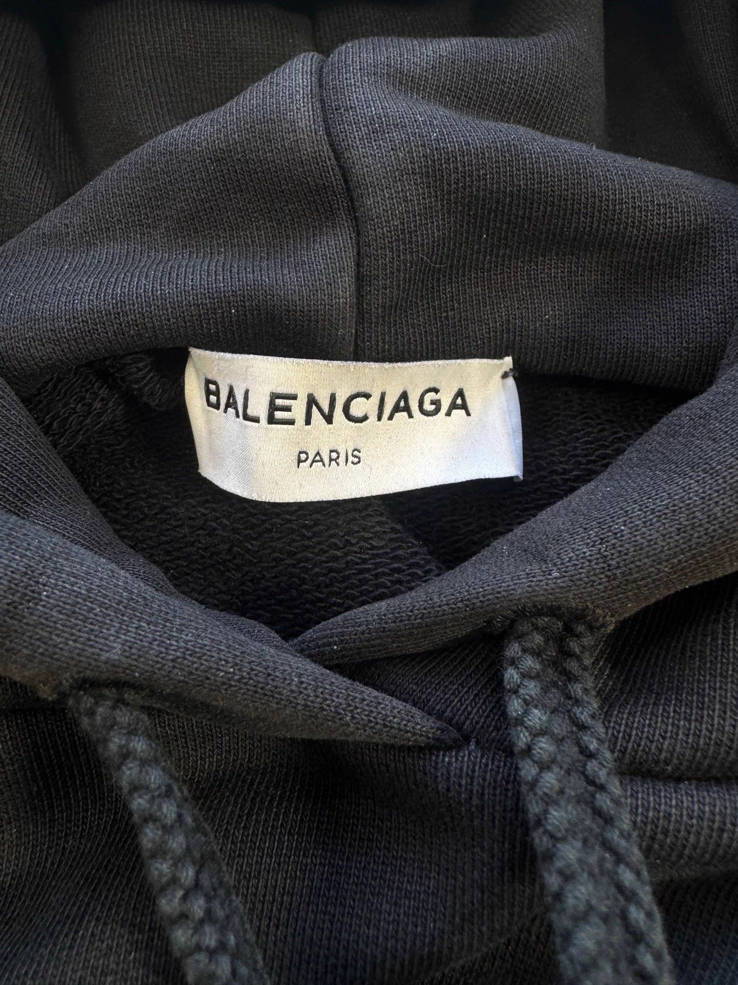 Balenciaga Balenciaga Black Small Logo Hoodie M Size US M / EU 48-50 / 2 - 4 Thumbnail