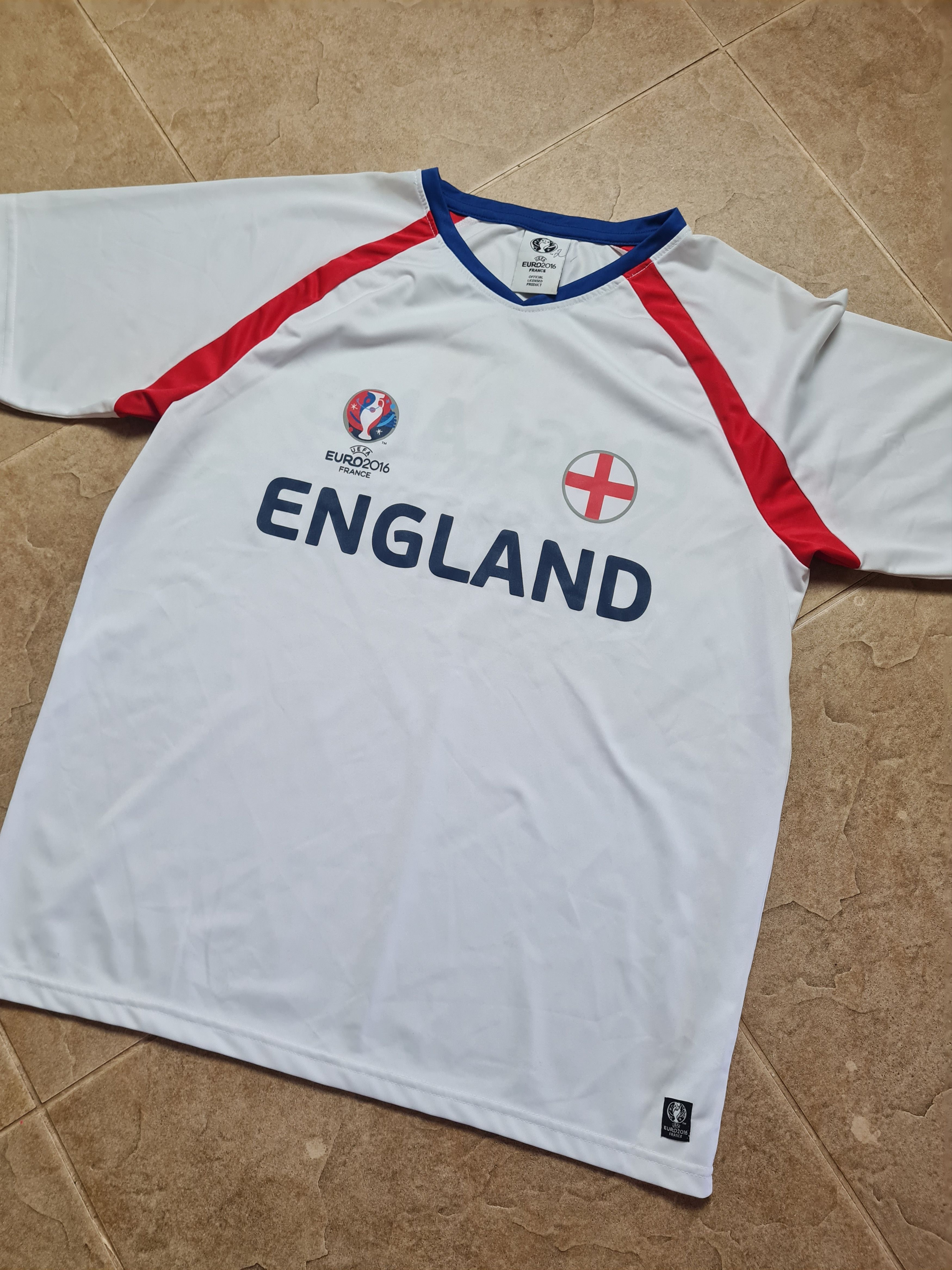 UEFA ENGLAND World Cup 2016 France FOOTBALL UEFA SHIRT ADULT Size US L / EU 52-54 / 3 - 11 Thumbnail