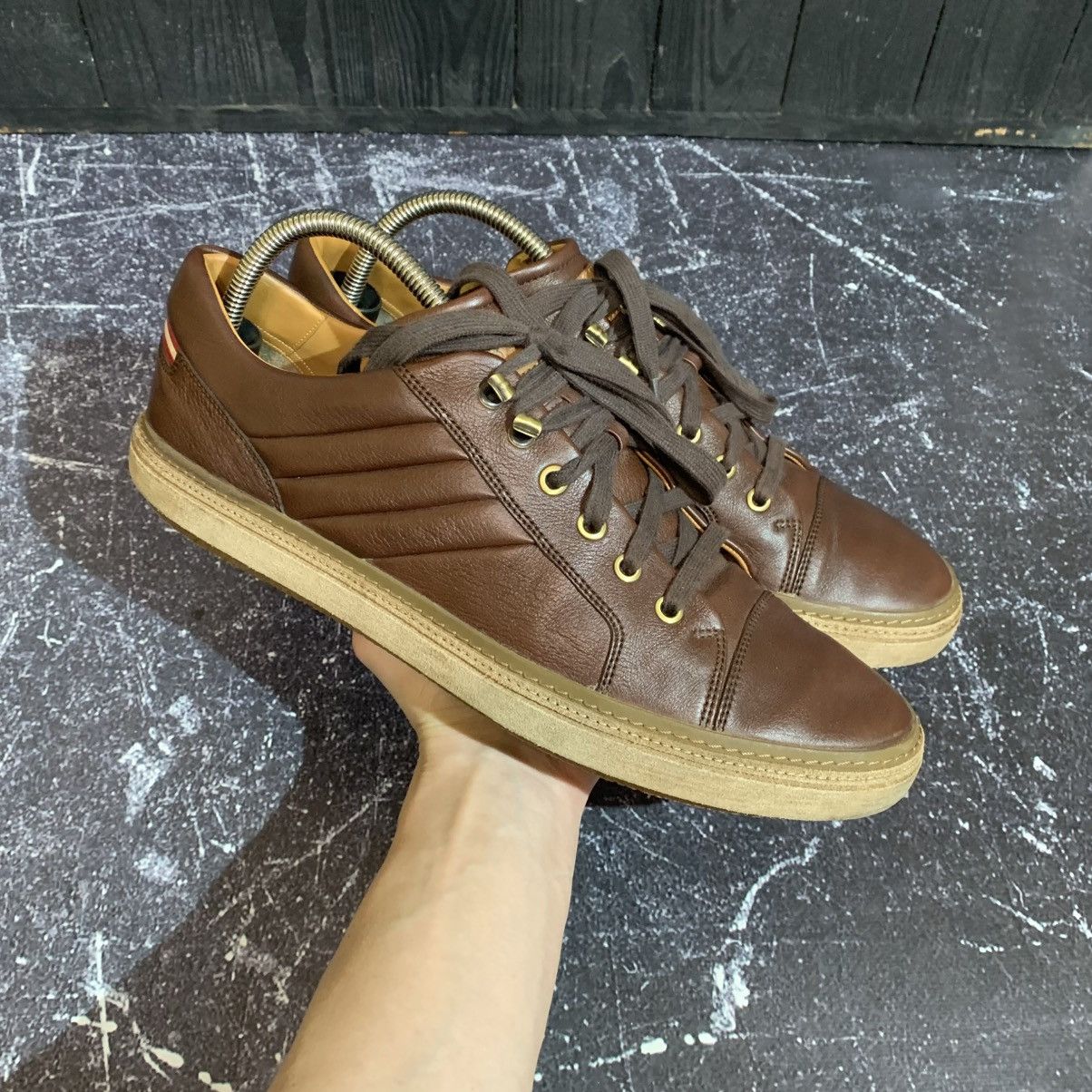 Bally BALLY ELAC men’s Leather Sneakers Size 9E 10 US Size US 10 / EU 43 - 2 Thumbnail