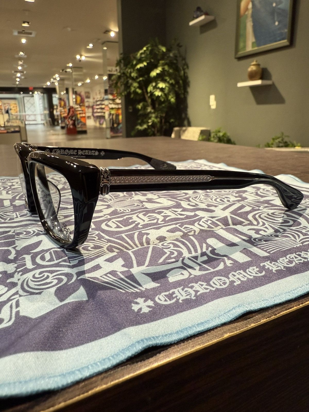 Chrome Hearts Chrome Hearts “Optitcal” Glasses Black/Silver Size ONE SIZE - 5 Thumbnail