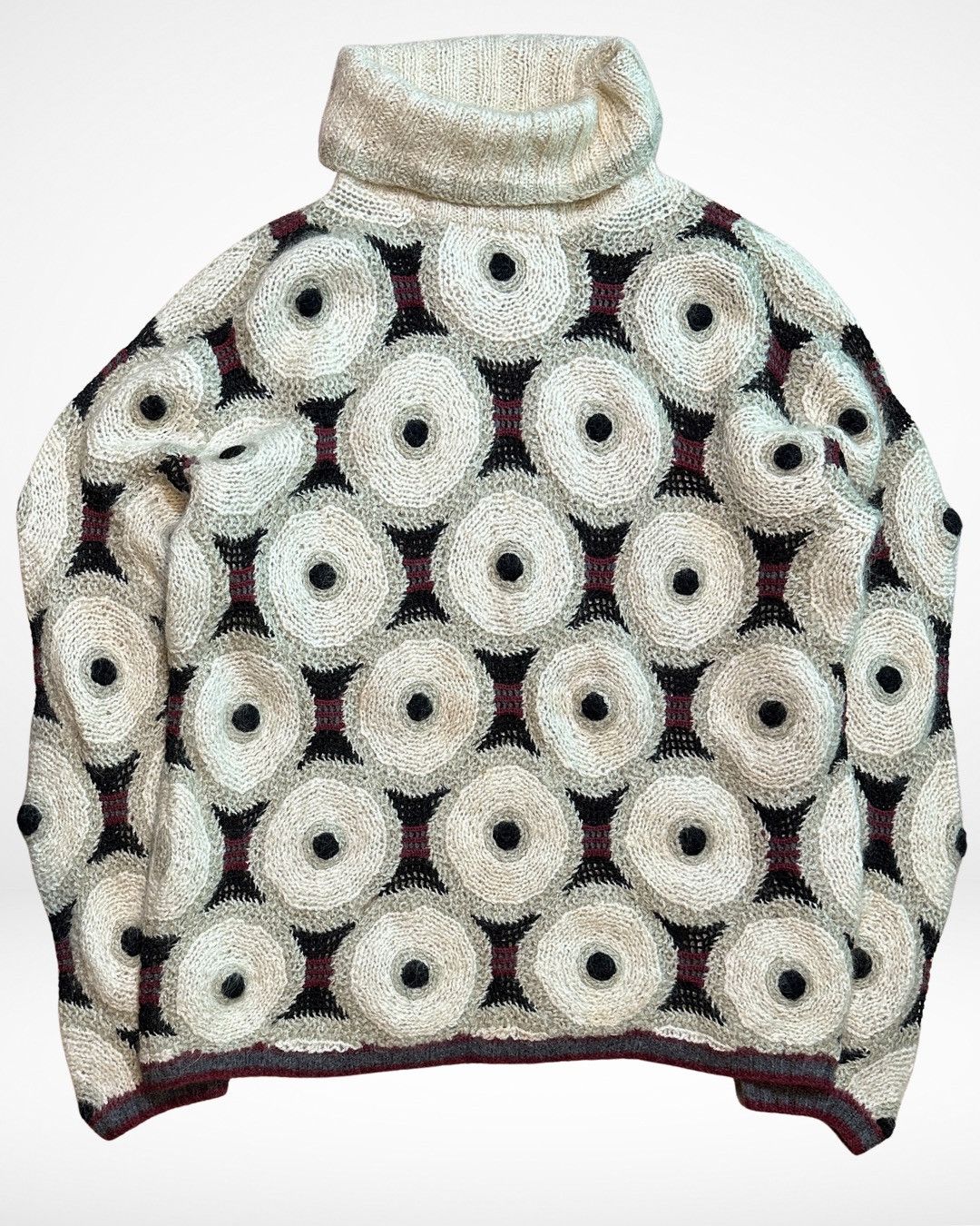 Yoshiyuki Konishi Ficce Uomo SS98 Hand Knit Sandworm Sweater Size US L / EU 52-54 / 3 - 4 Thumbnail
