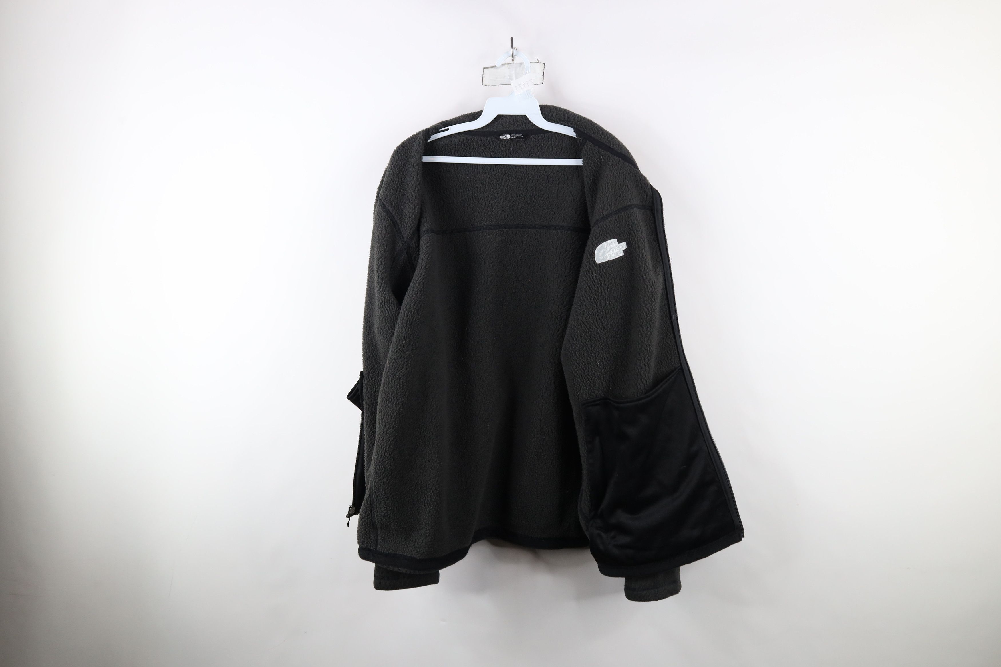 The North Face × Vintage Vintage The North Face Full Zip Fleece Sweater Jacket Gray Size US XL / EU 56 / 4 - 8 Thumbnail