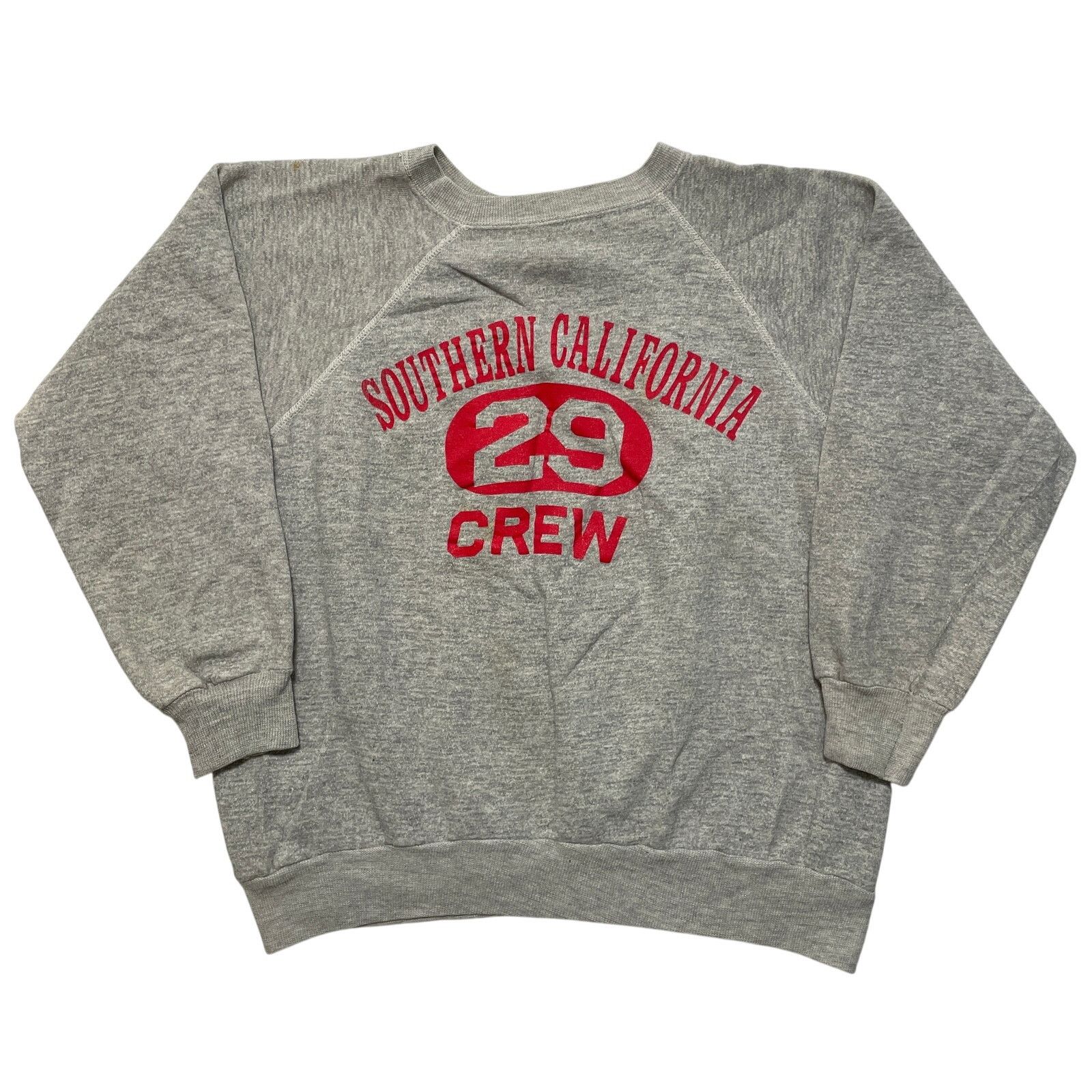 Vintage VTG 70's Southern California Crew 29 Gray Red Crewneck M Size US M / EU 48-50 / 2 - 1 Thumbnail