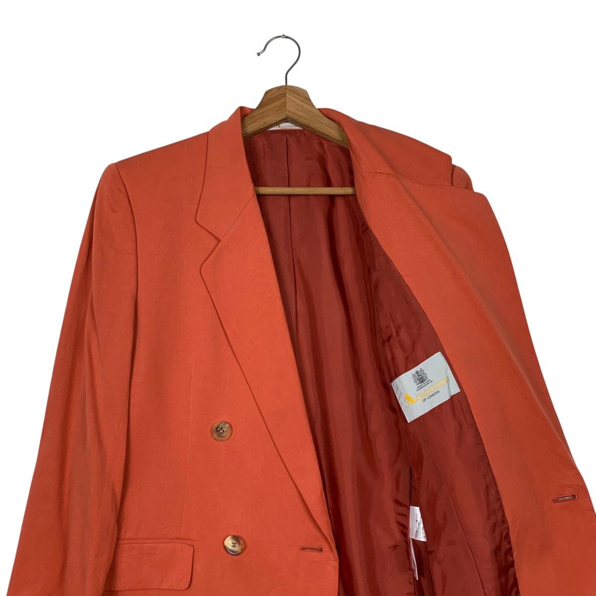 Aquascutum Vintage AQUASCUTUM Orange Suit Jacket Blazers #2130-C93 Size US M / EU 48-50 / 2 - 10 Thumbnail