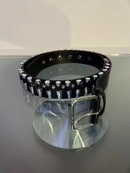 Japanese Brand Bullet Studded Belt Size 34 - 1 Thumbnail