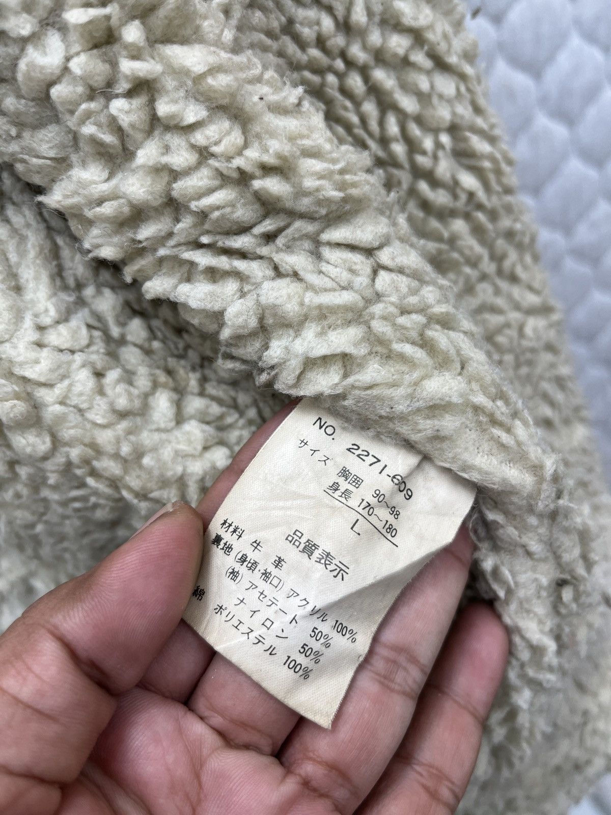 Vintage 🔥🔥🔥ARCHIVE CREATION CUBE LEATHER SHEARLING JACKET Size US L / EU 52-54 / 3 - 9 Thumbnail