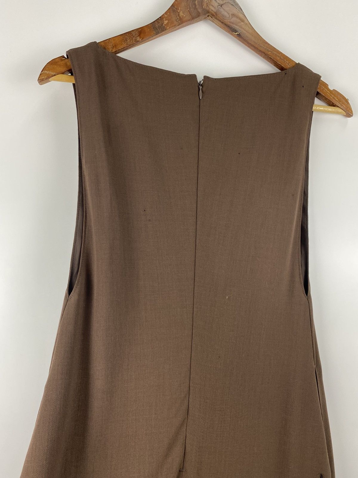 Y's × Yohji Yamamoto Y’s Wool V Neck Dress Size S / US 4 / IT 40 - 12 Thumbnail