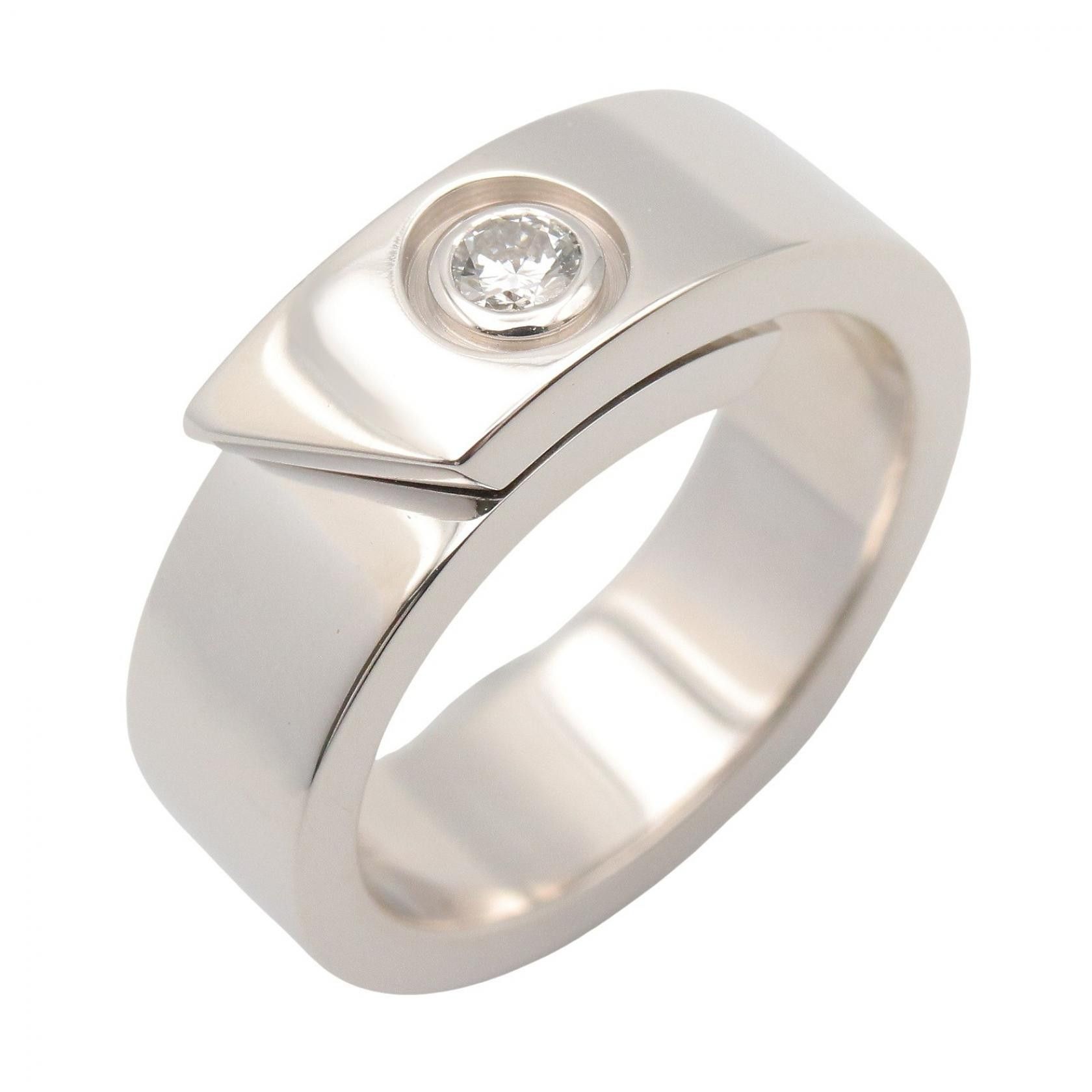 Cartier Cartier Cartier ANNIVERSARY Au750 Diamond Ring Size 46 Precious Metal Ring DUTY FREE for USA Size ONE SIZE - 1 Thumbnail