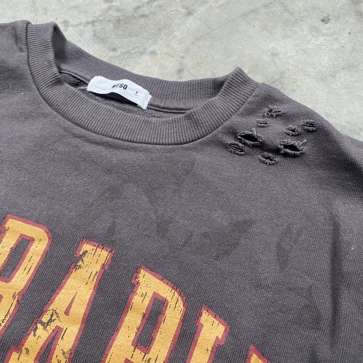 Japanese Brand y2k Grandise Plan Bondage Distressed Crewneck Size US L / EU 52-54 / 3 - 6 Thumbnail