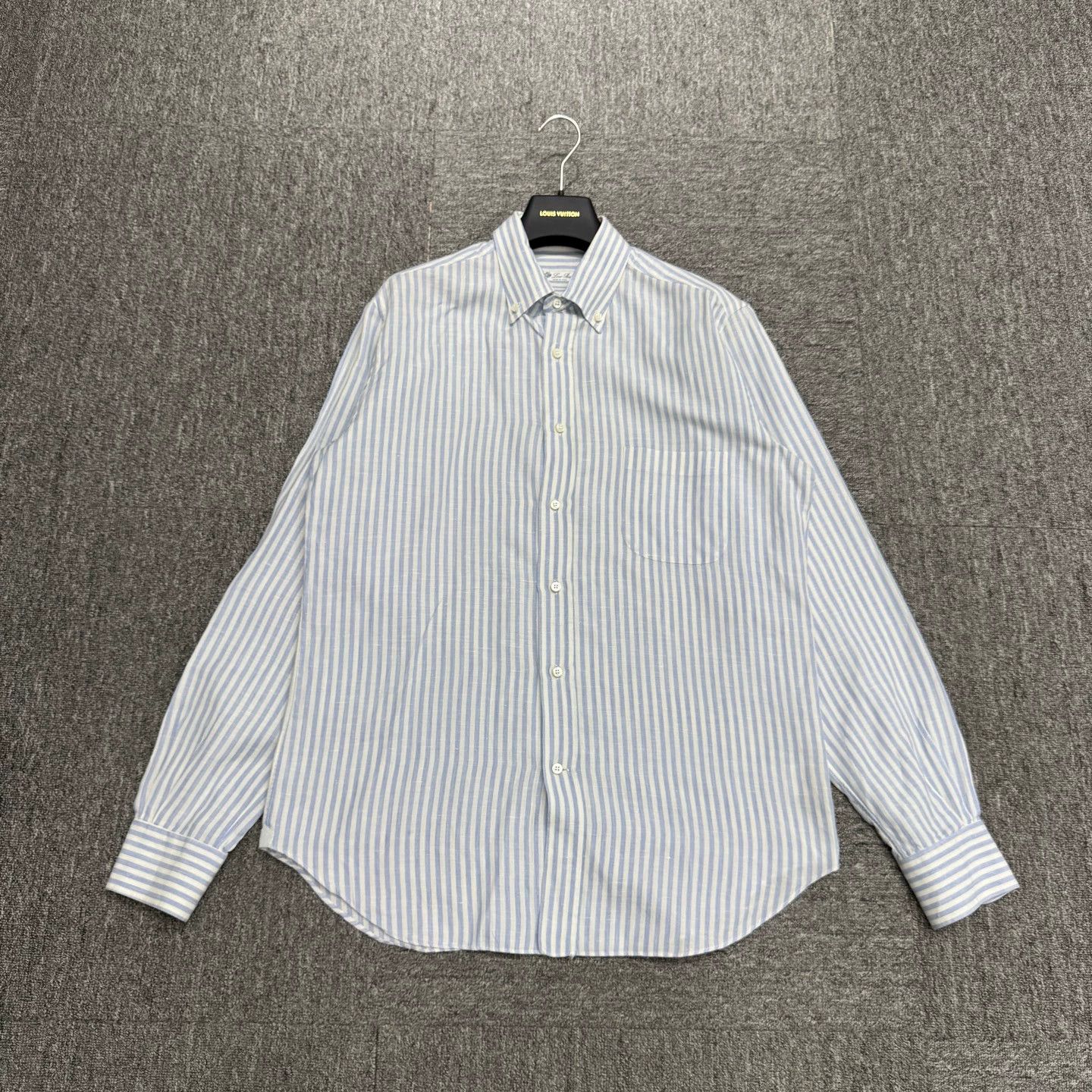 Loro Piana Loro Piana Striped Linen Shirt M Size US M / EU 48-50 / 2 - 1 Thumbnail