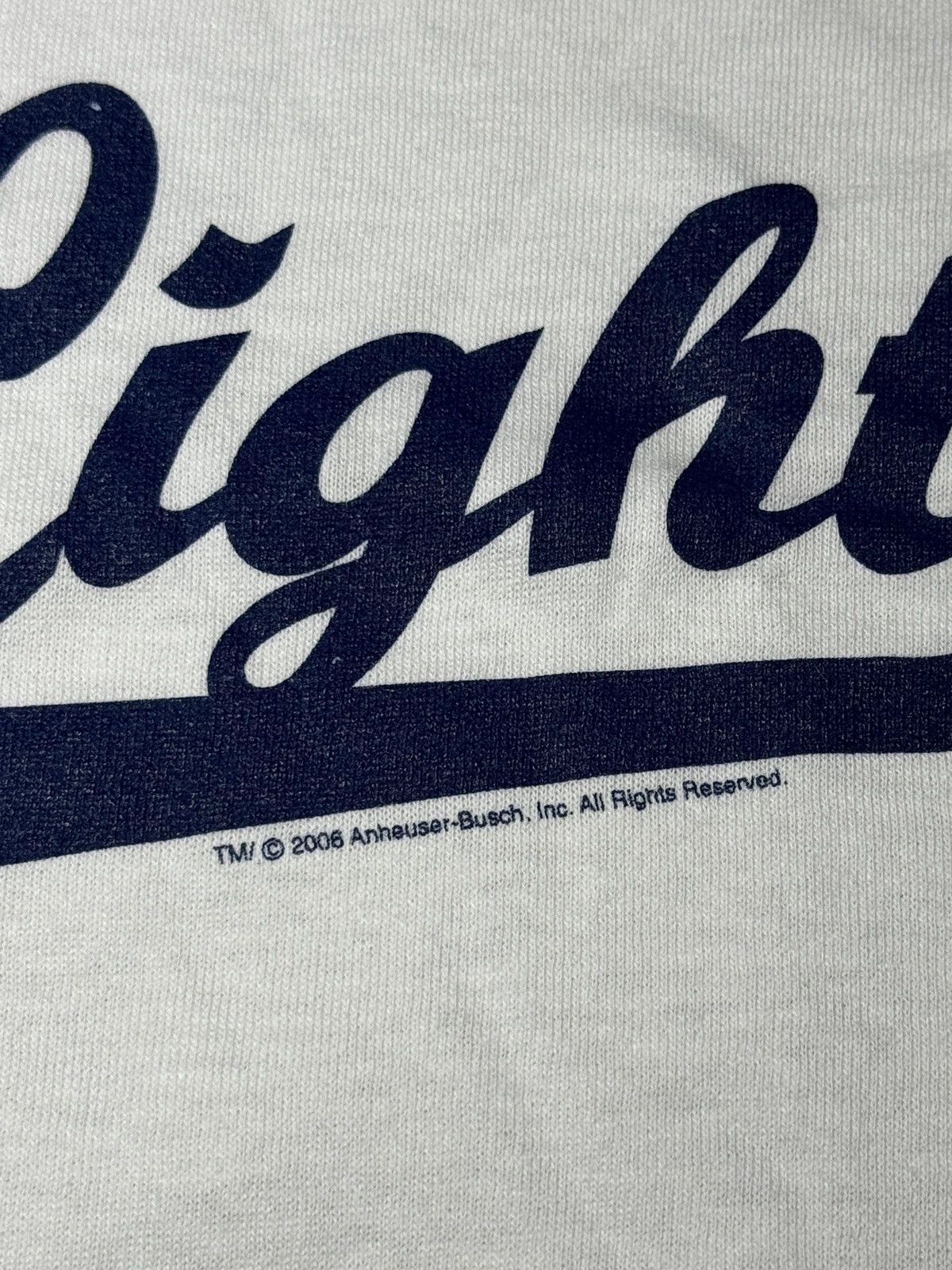 Vintage Vintage Budlight Script Anheuser Busch Y2K Beer XL T Shirt Size US XL / EU 56 / 4 - 4 Thumbnail
