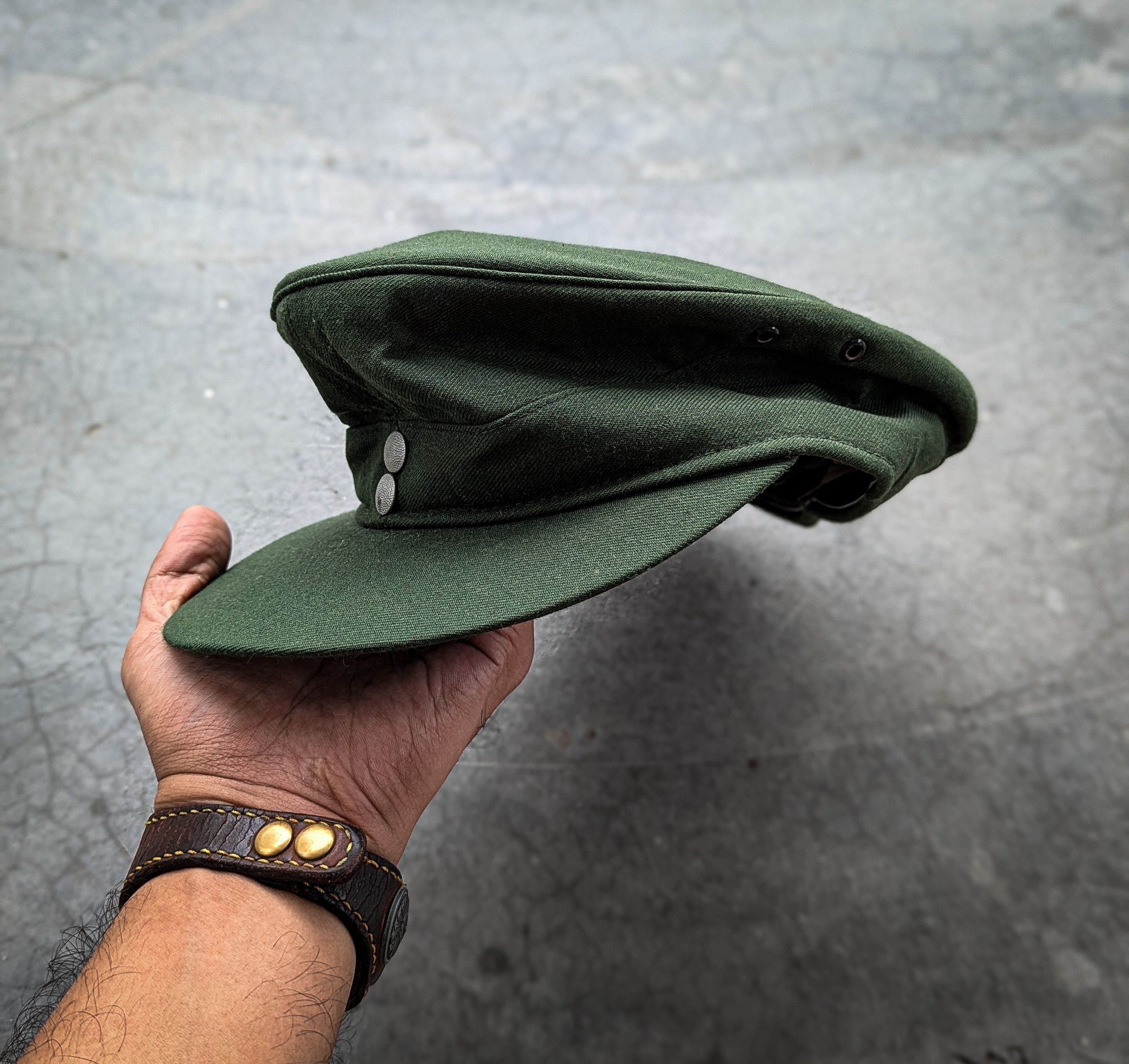 Vintage Vintage 80's WWII Alkero German Military Hat Size ONE SIZE - 3 Thumbnail