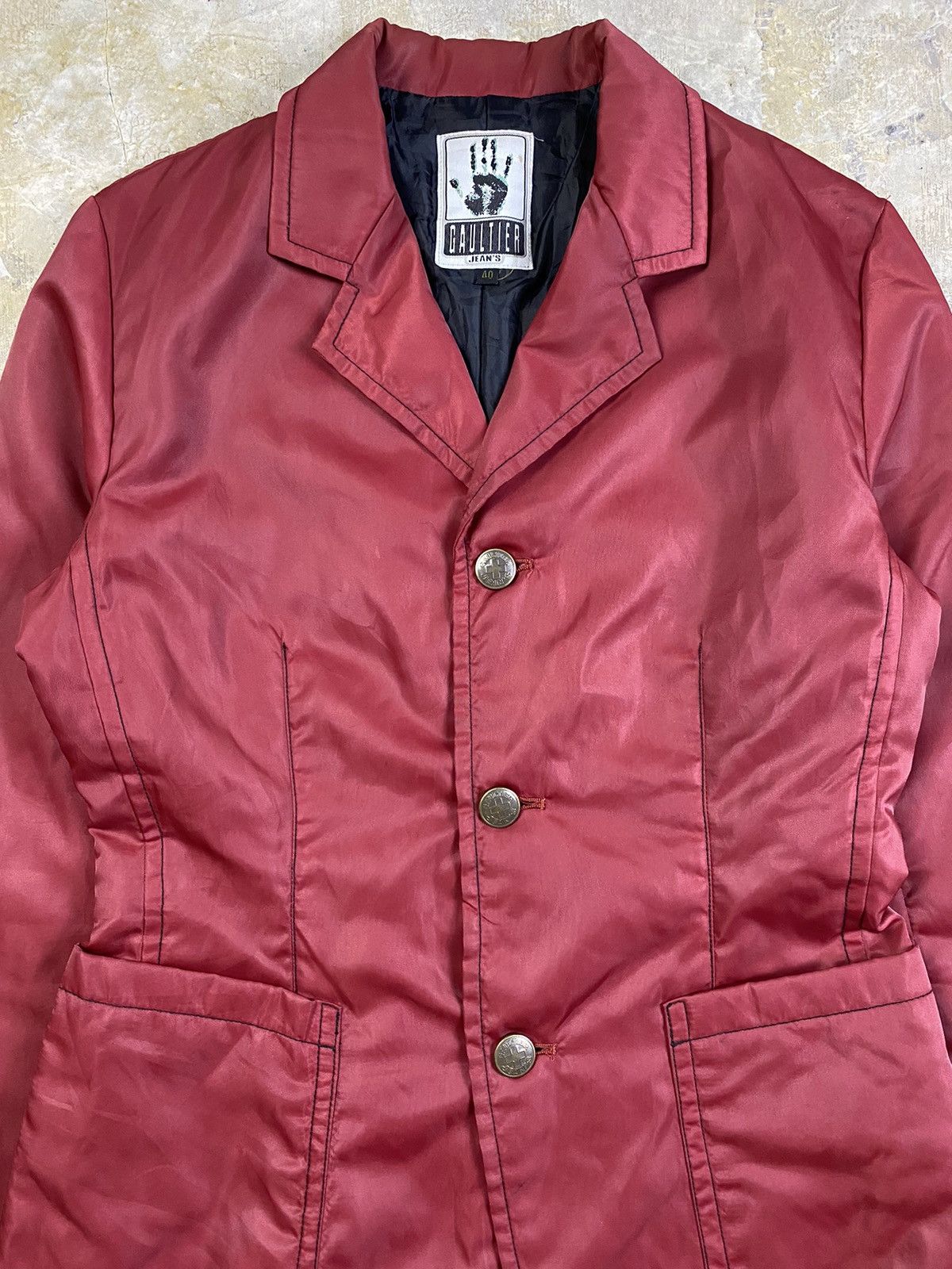 Jean Paul Gaultier Jean Paul Gaultier - 1990s Nylon Blazer Size S / US 4 / IT 40 - 2 Thumbnail