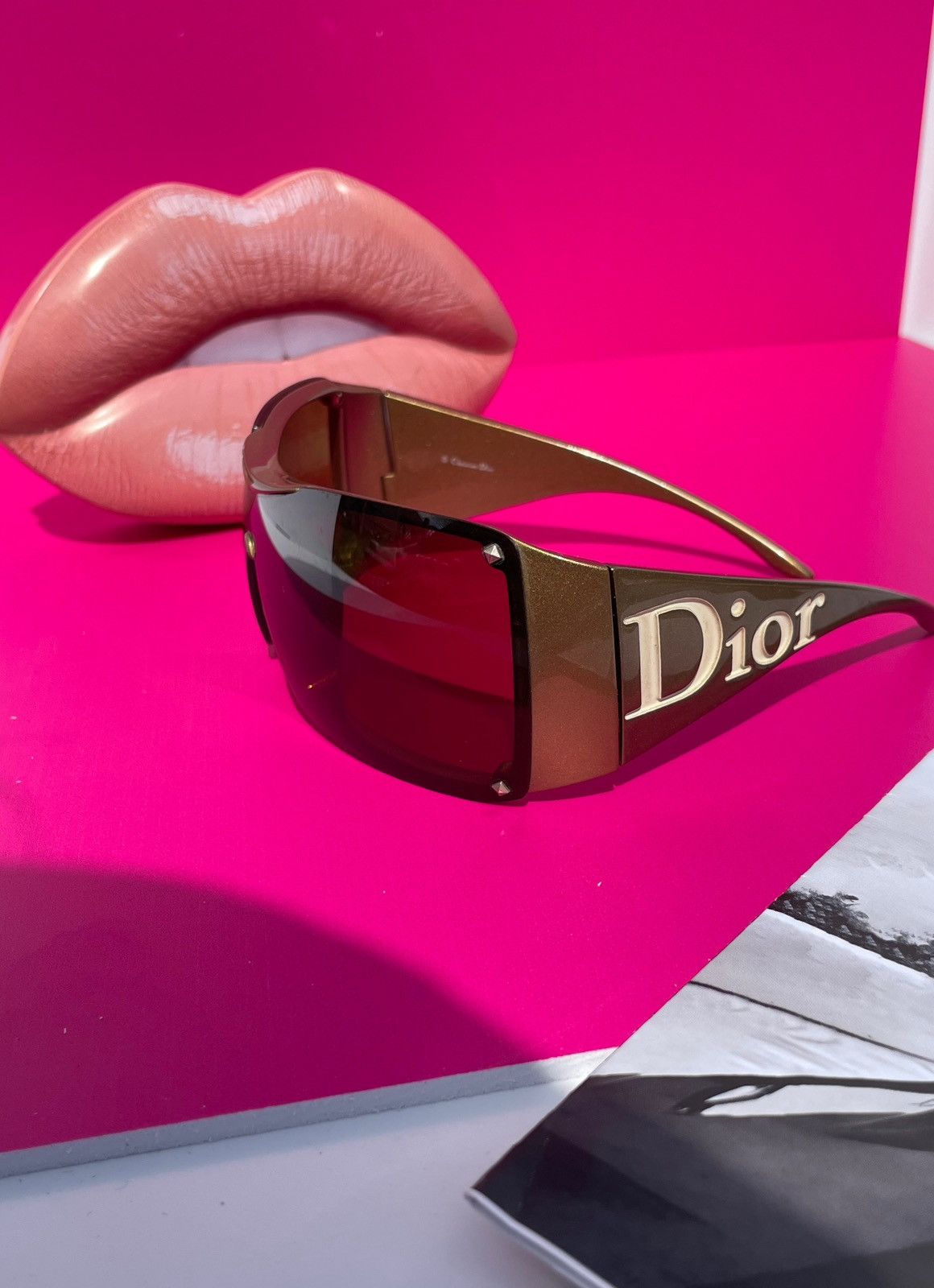 Dior Dior vintage sunglasses Overshine 2 Size ONE SIZE - 2 Thumbnail