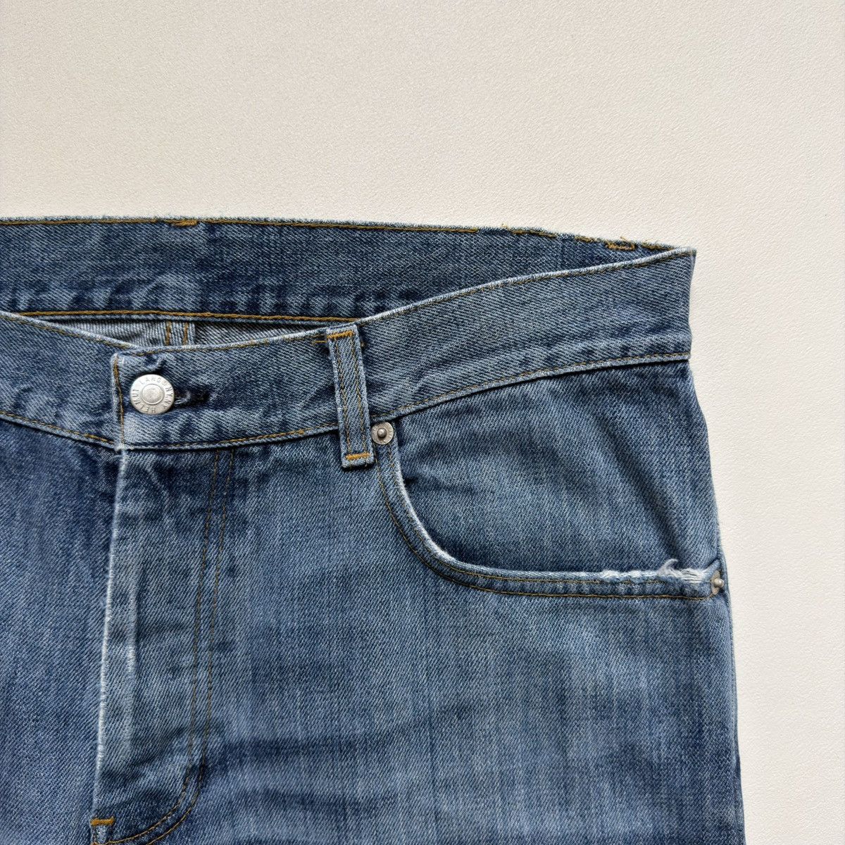 Helmut Lang Thrashed ‘Vintage Sanded Denim’ Jeans Size US 33 - 6 Thumbnail