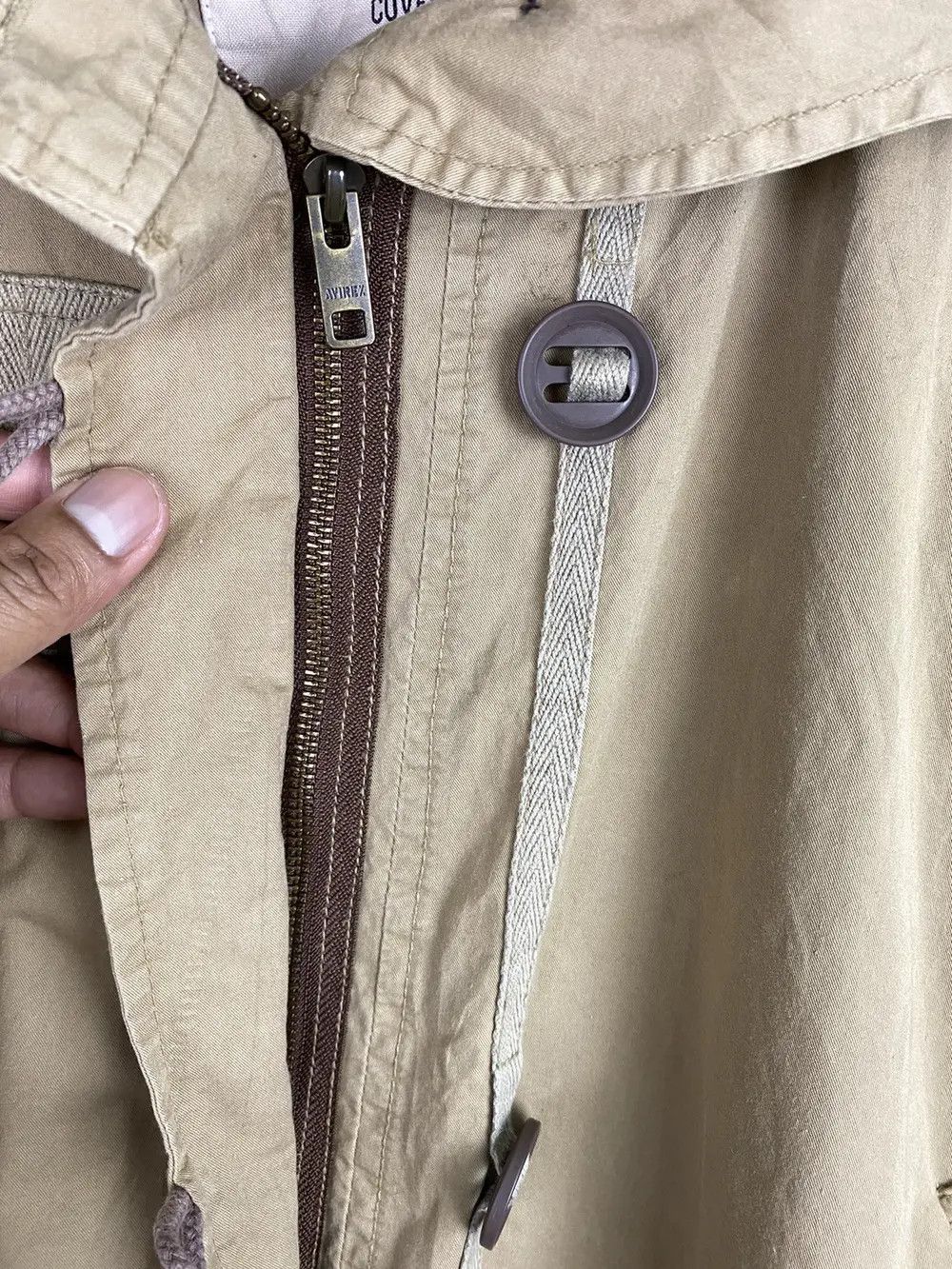 Avirex Vintage AVIREX Coveralls Utility Military Pancho Jacket Size US M / EU 48-50 / 2 - 12 Thumbnail