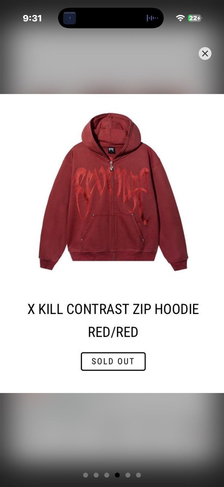 Revenge Revenge XXXtentacion Kill hoodie Size US L / EU 52-54 / 3 - 4 Thumbnail