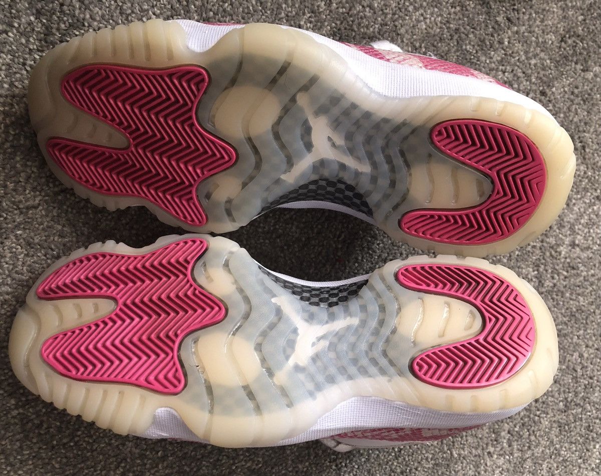 Jordan Brand Air Jordan 11 Retro Pink Snakeskin – Women’s Size 9 Size US 9 / EU 42 - 4 Thumbnail