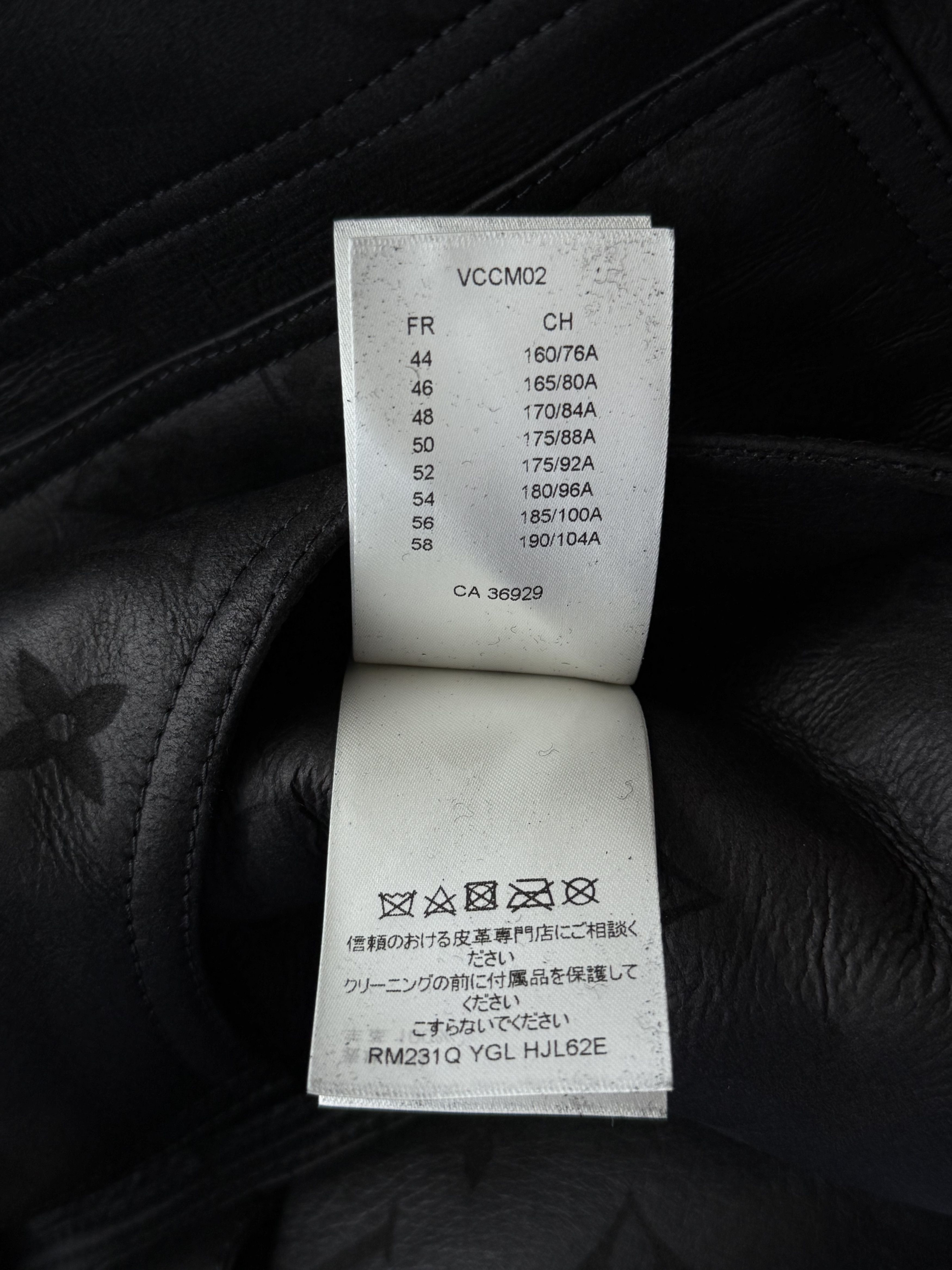 Louis Vuitton Louis Vuitton Black Monogram Shearling Jacket Size US S / EU 44-46 / 1 - 6 Thumbnail