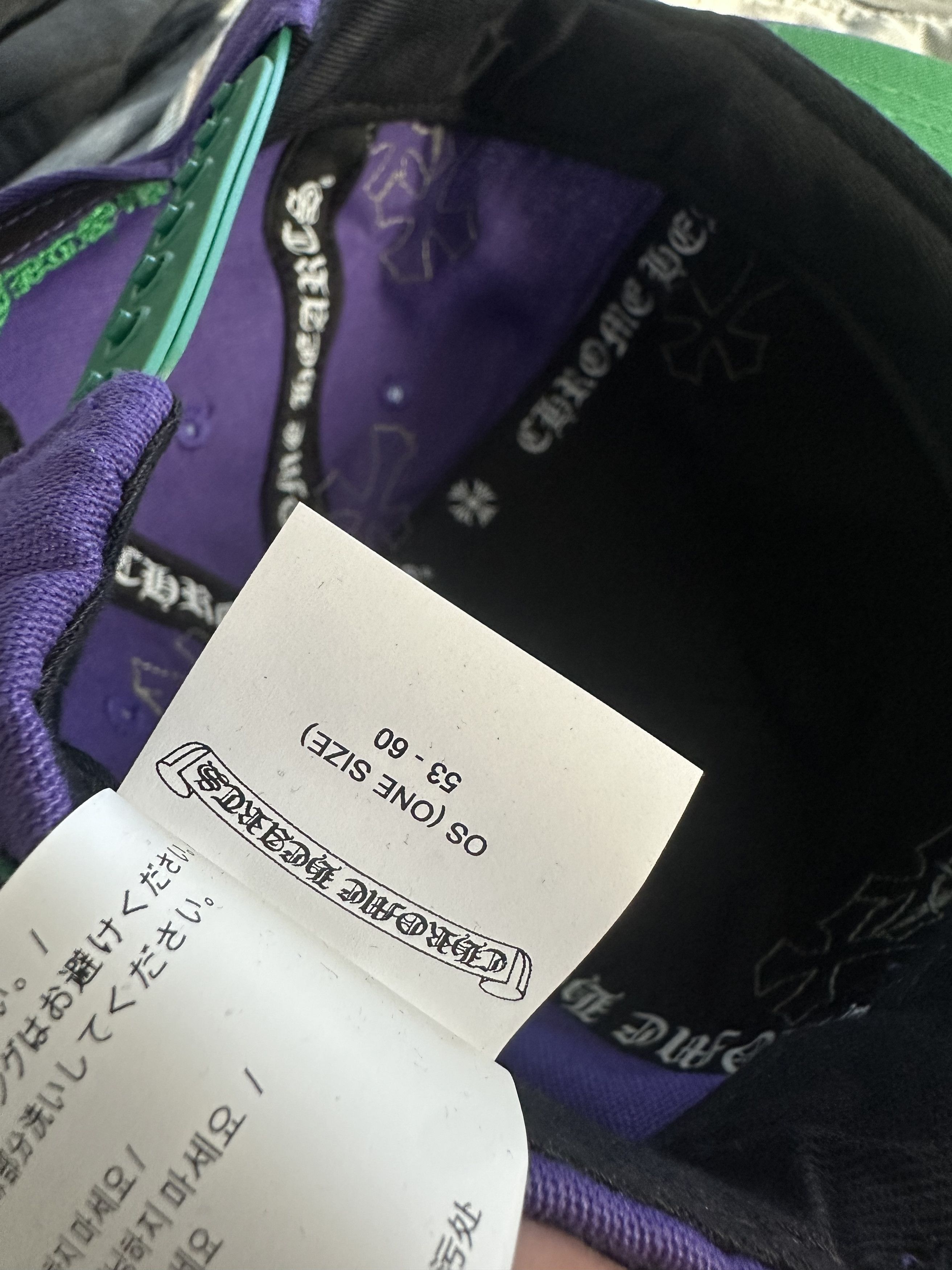 Chrome Hearts PURPLE CROSS HAT Size ONE SIZE - 13 Thumbnail