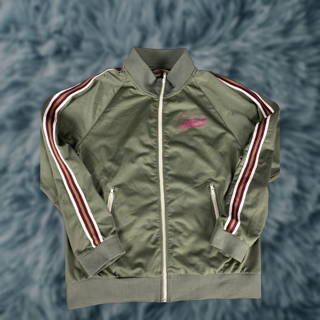 Olive Parts 1971 Olive Green Mens Track Jacket sz XL Size US XL / EU 56 / 4 - 1 Thumbnail