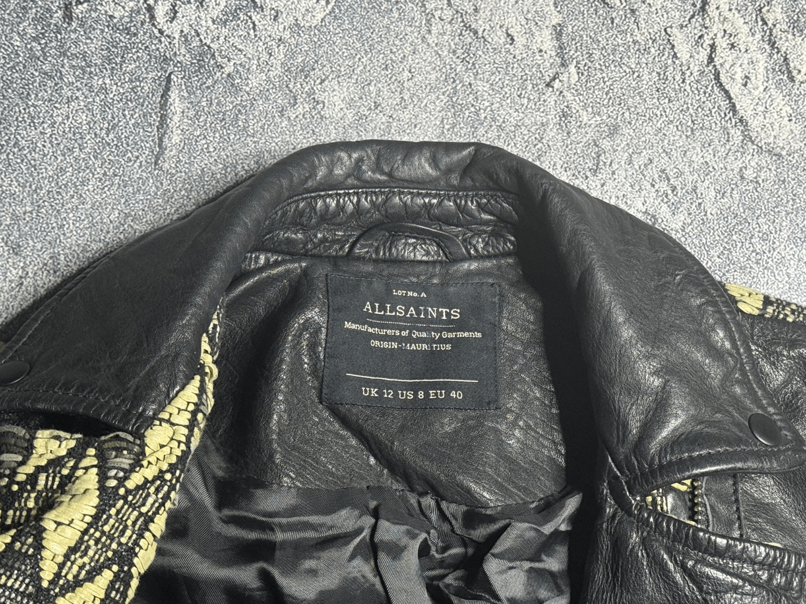 Allsaints AllSaints chiri leather jacket UK12 Size M / US 6-8 / IT 42-44 - 4 Thumbnail