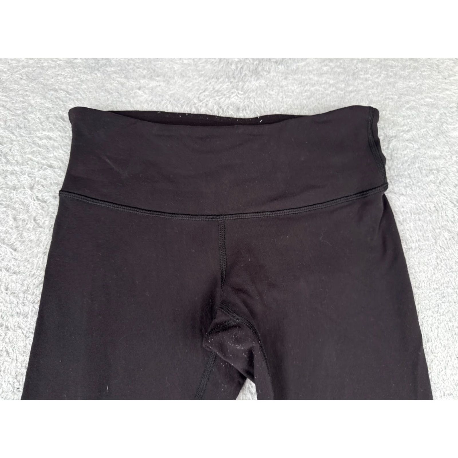 Lululemon Lululemon Wunder Under Cropped Pants Women's 4 Black Yoga Workout Activewear Stretch Skinny Size 27" / US 4 / IT 40 - 4 Thumbnail