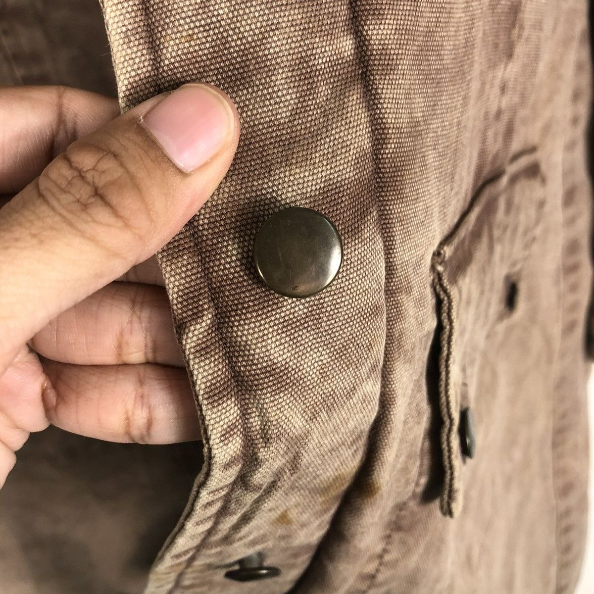 Japanese Brand 📌LONG BIKET JACKET PARKA DESIGN ICY MINK FUR COLLAR Size US L / EU 52-54 / 3 - 18 Thumbnail