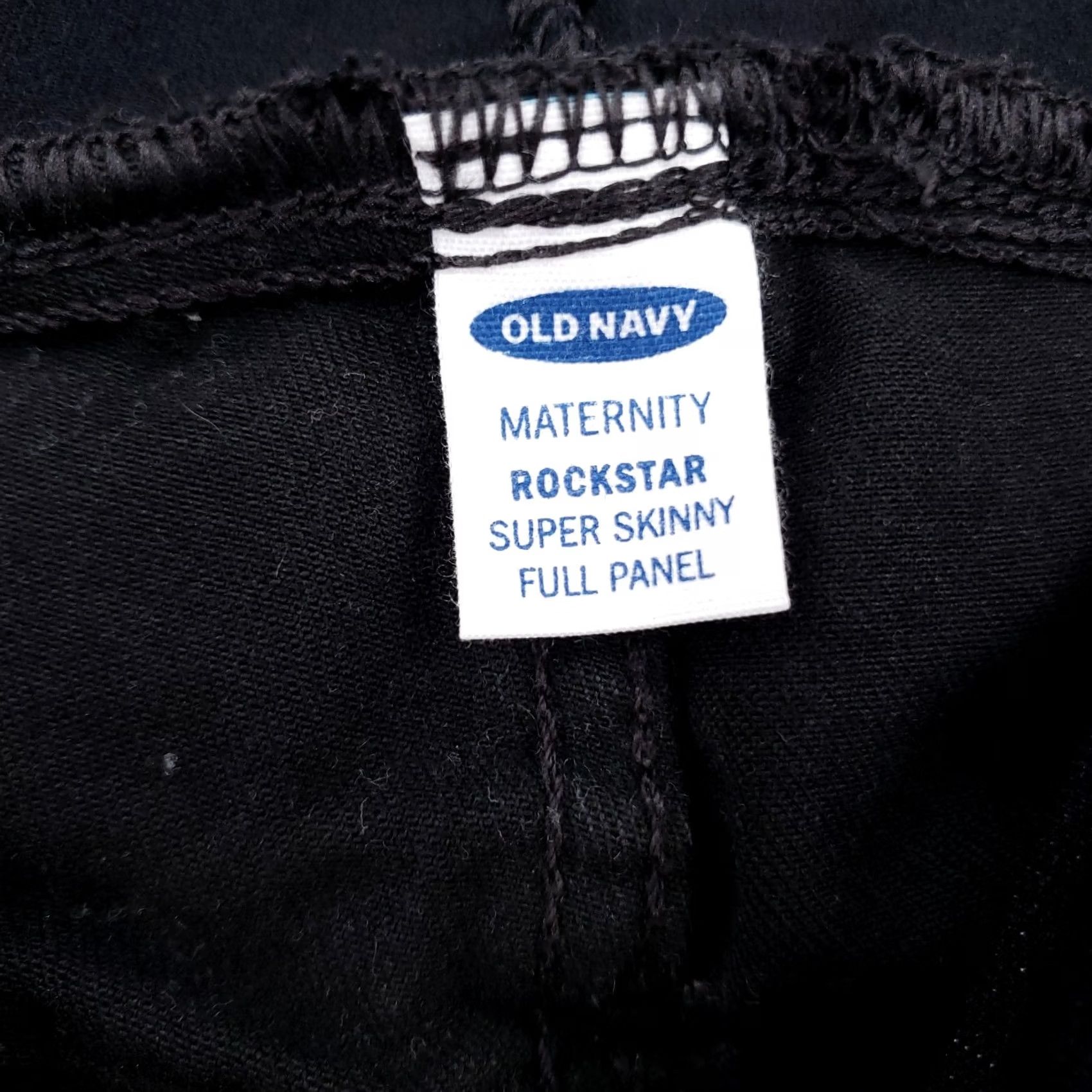 Old Navy Old Navy Maternity Jeans Womens 6S Black Skinny Denim High Rise Rockstar Size 28" / US 6 / IT 42 - 3 Thumbnail